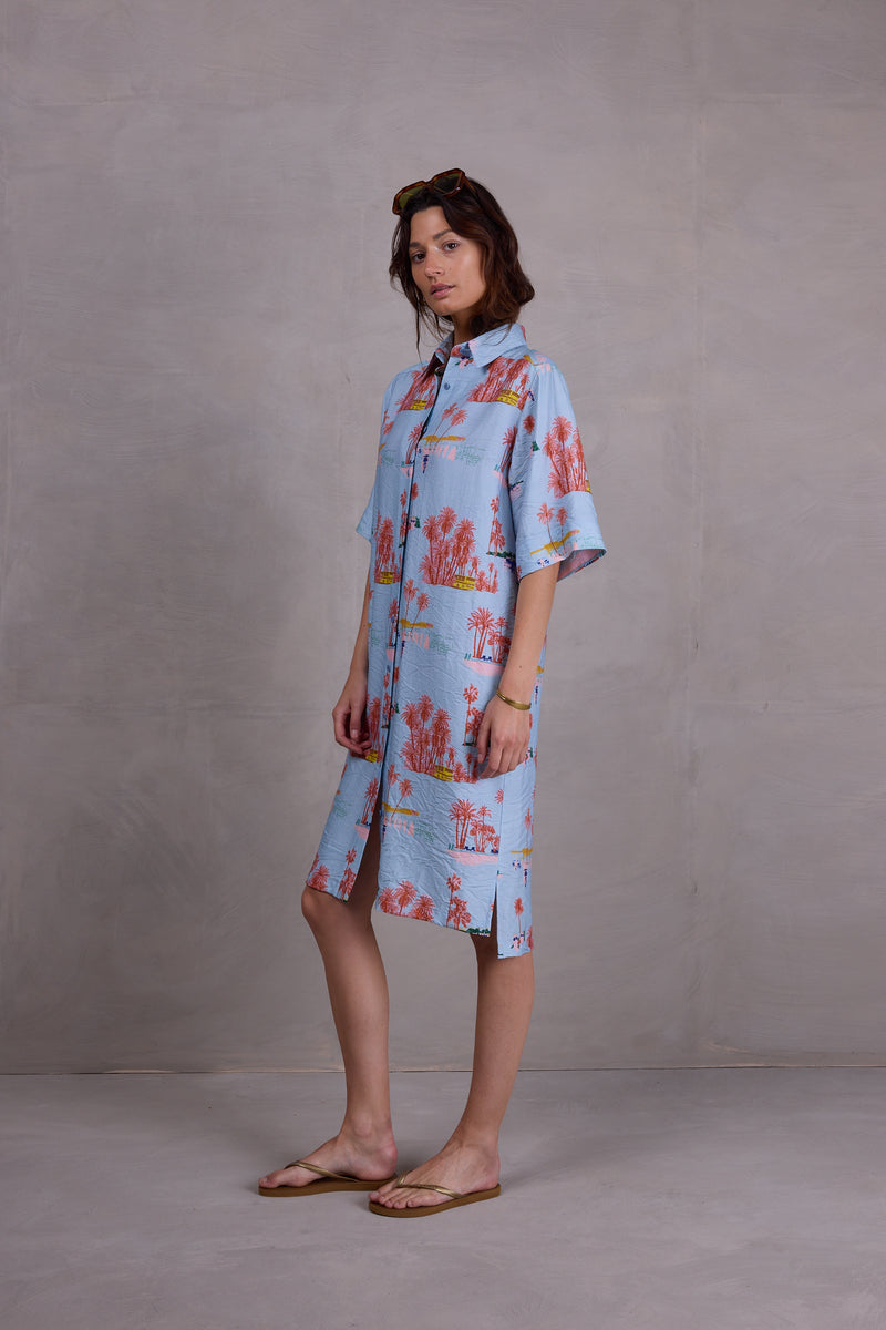 Fendi dress in blue Havana