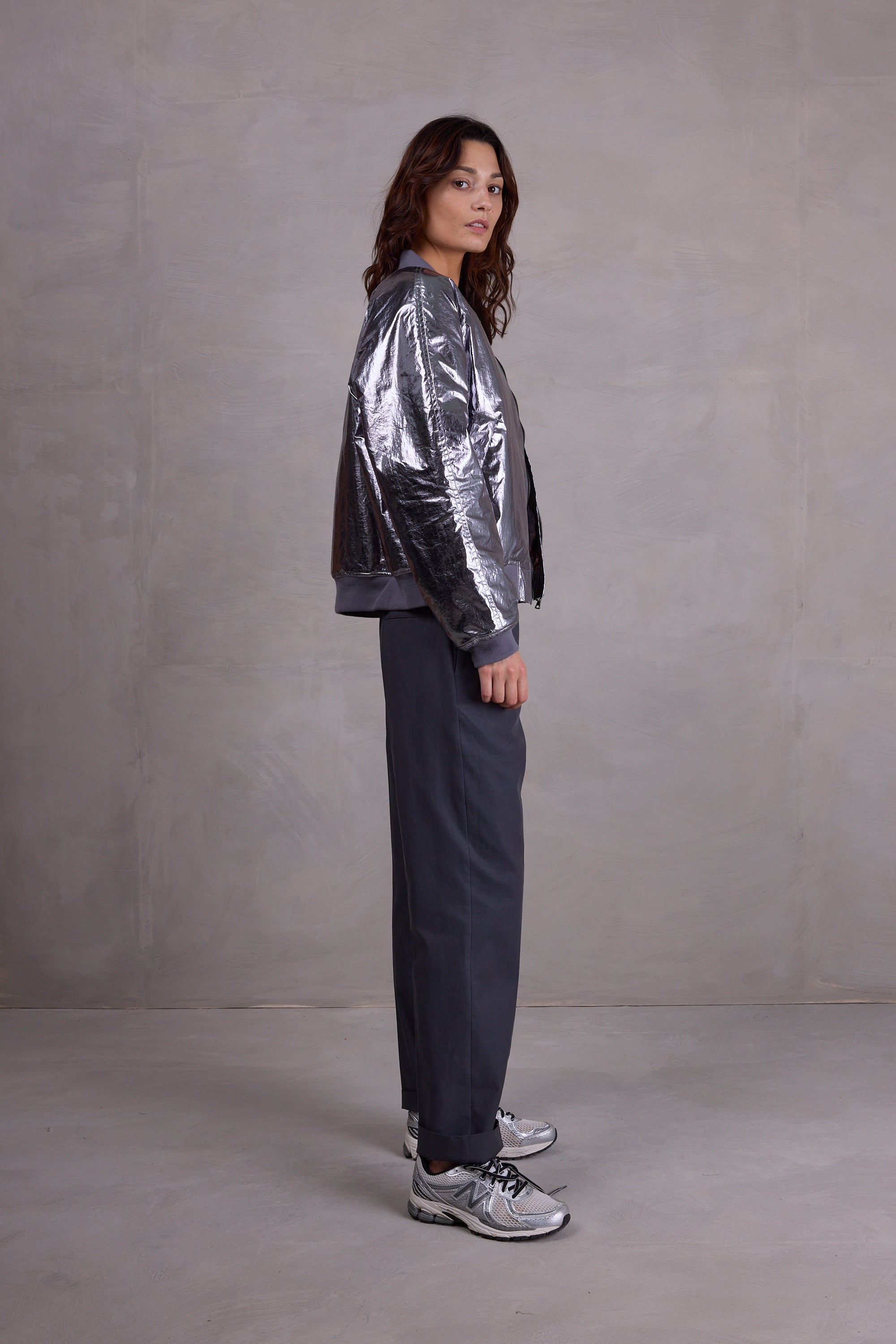 Bomber en argent Finn