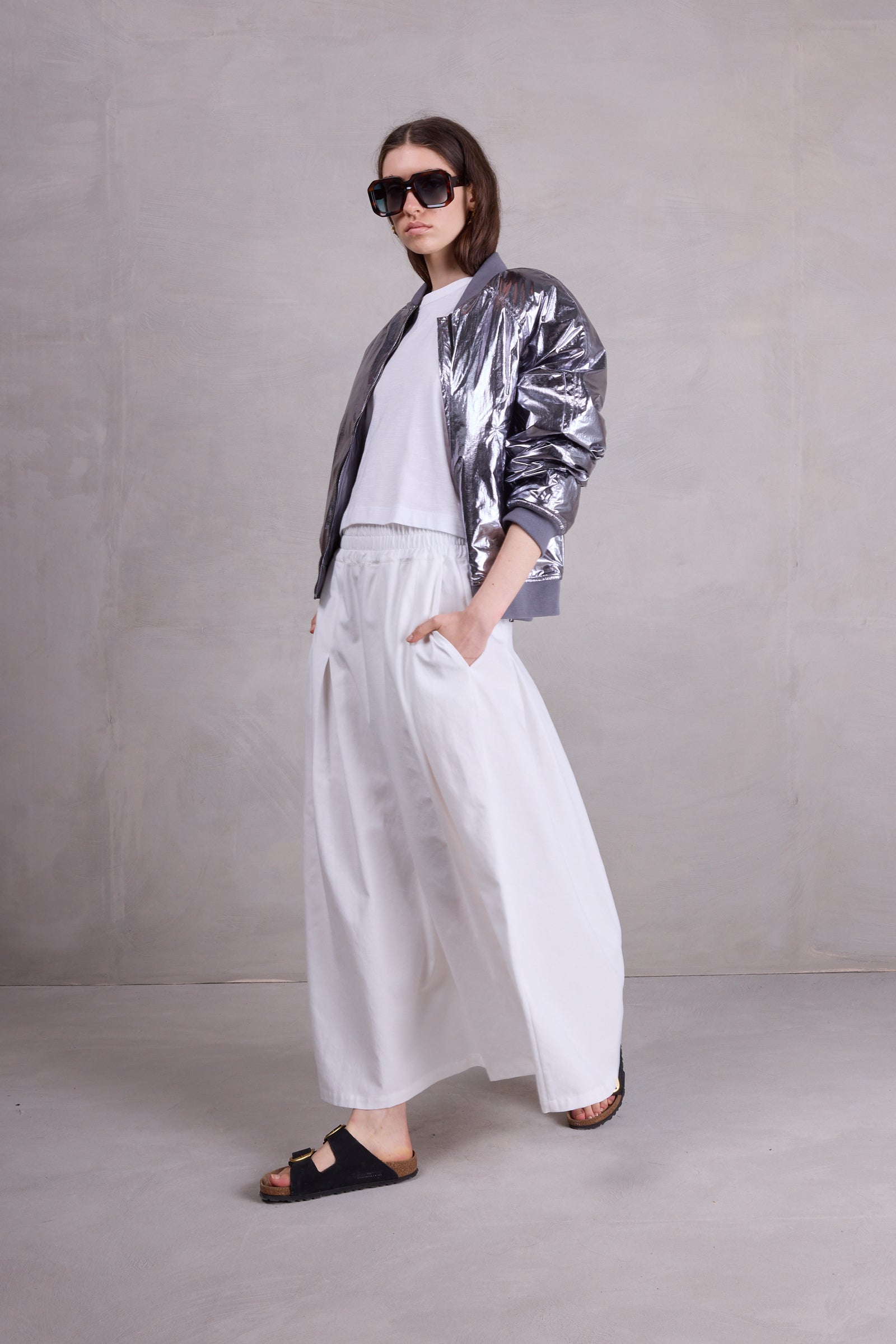 Bomber en argent Finn