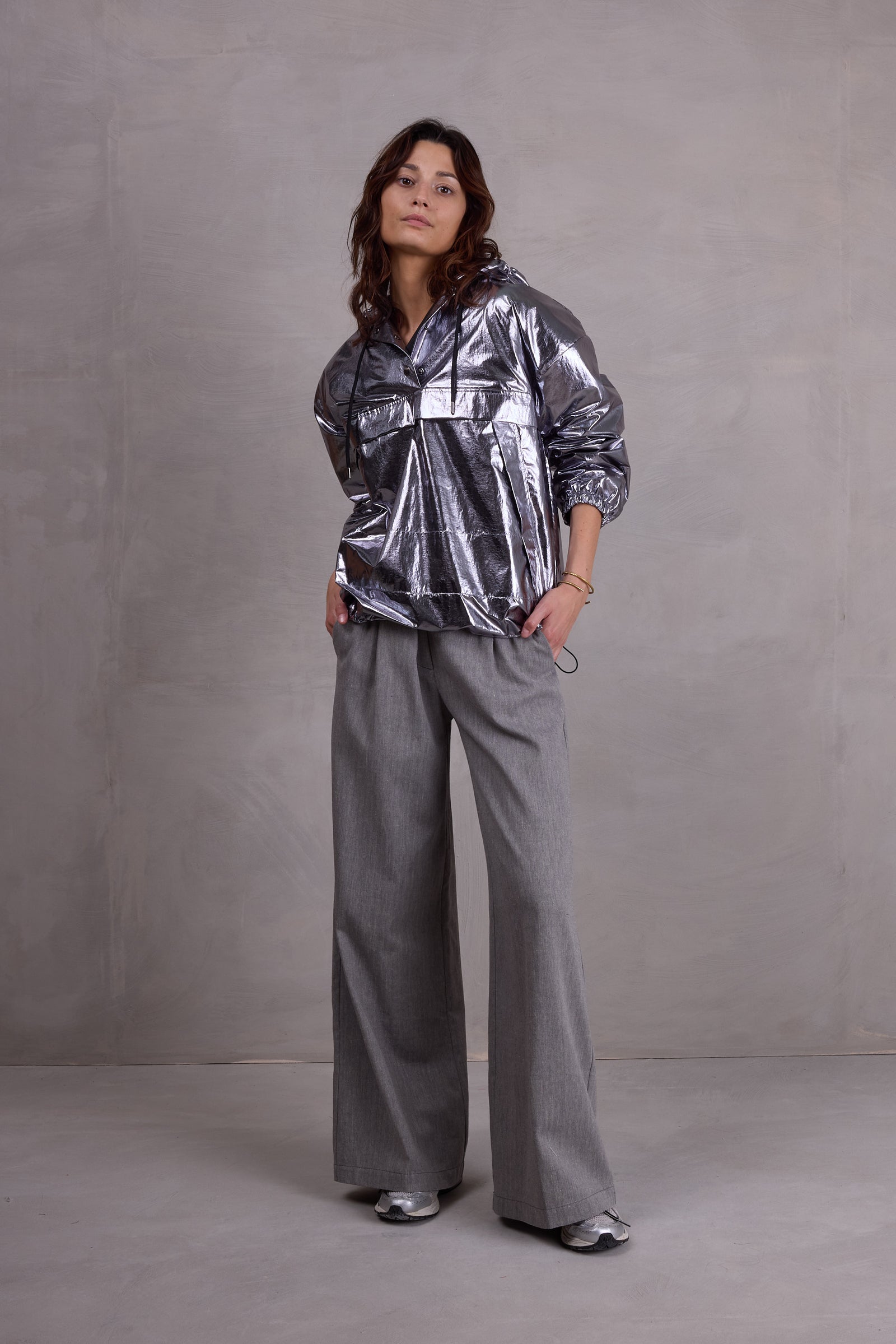 Anorak en argent Floris