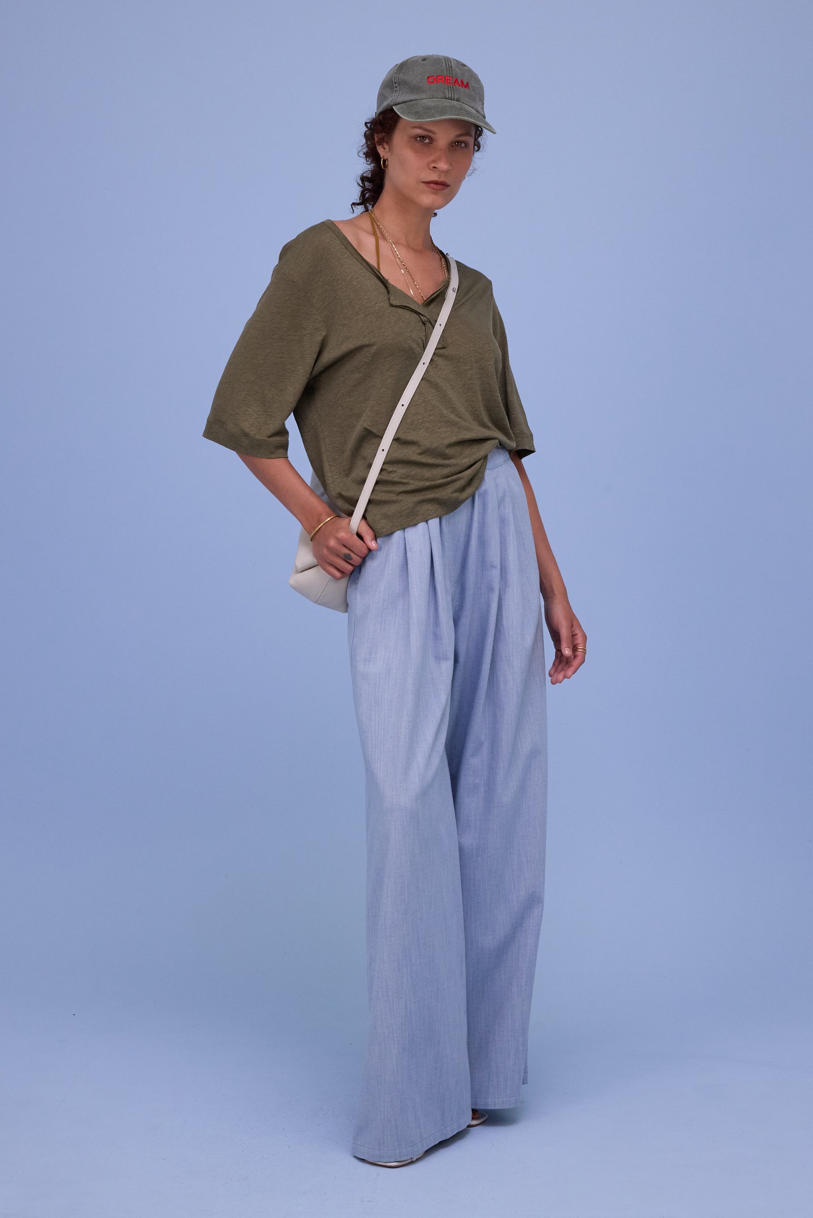 Harmony T-shirt in dark olive