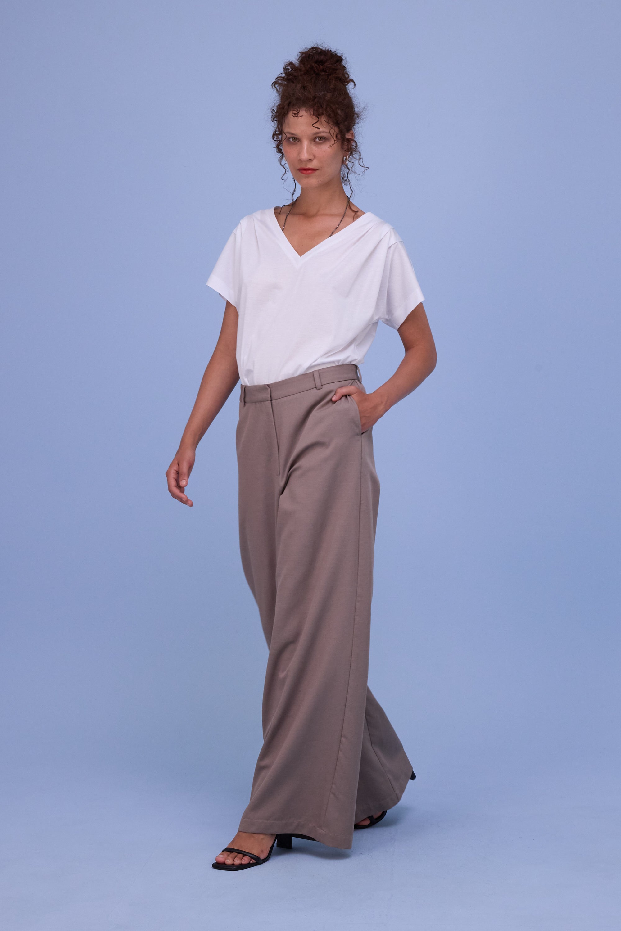 Bodine weisses T-Shirt