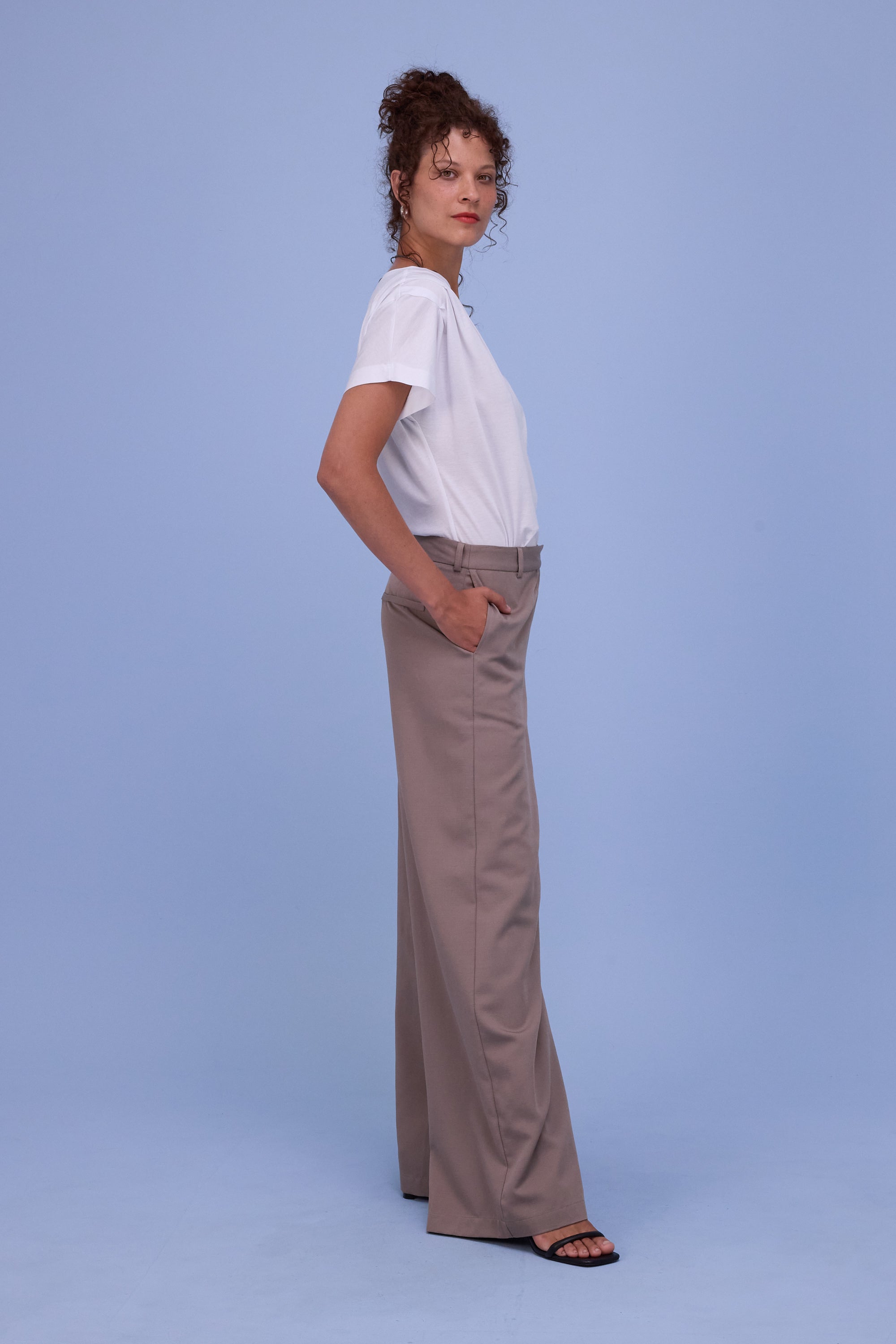 Bodine weisses T-Shirt