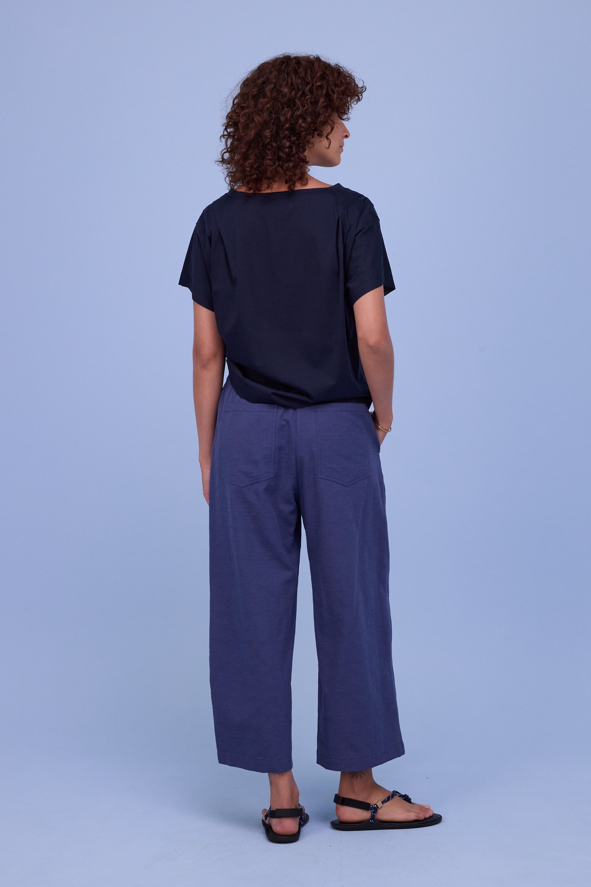 Bodine T-shirt in night blue