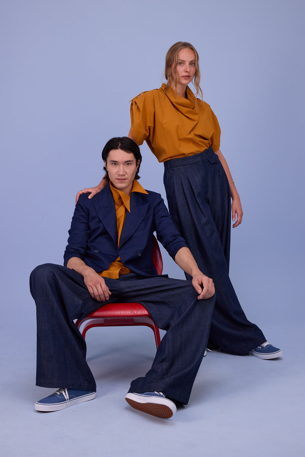 Flora blouse in desert sun