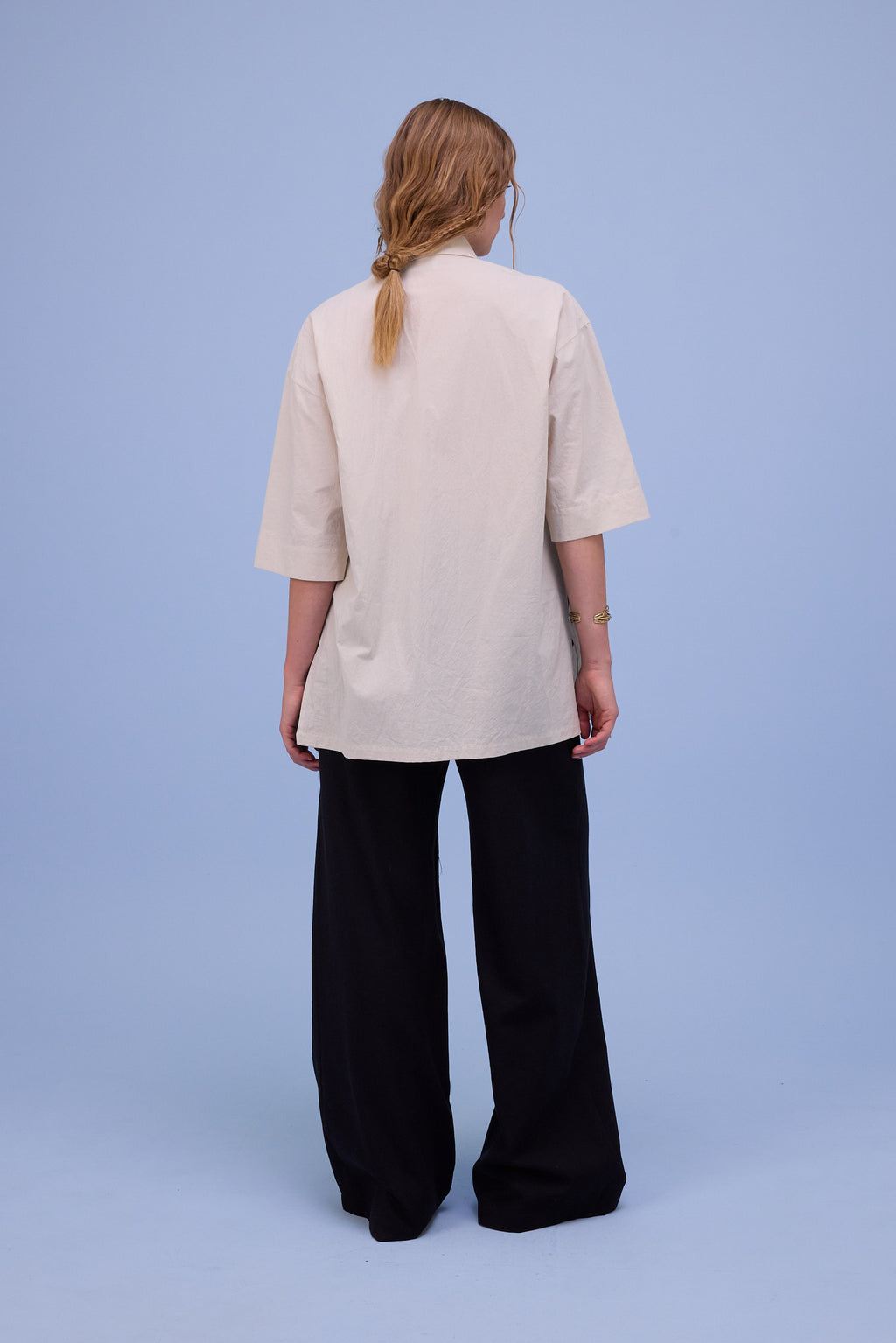 Hestia hemd in chalk white