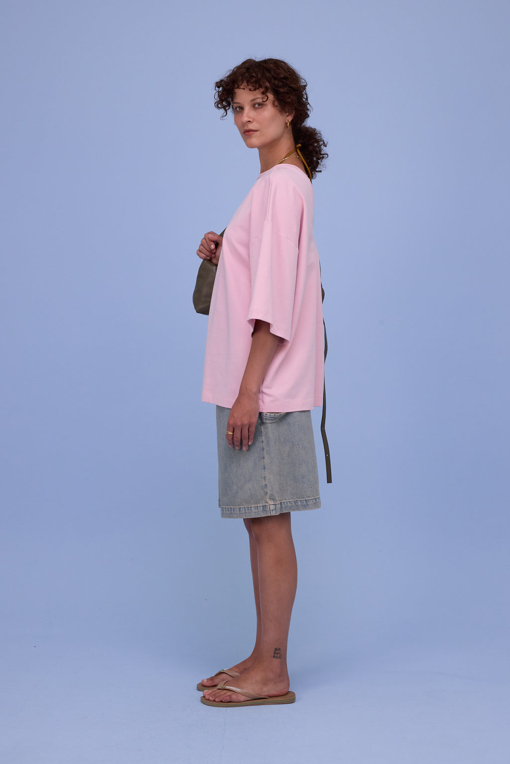 Hyon T-shirt in pink molton