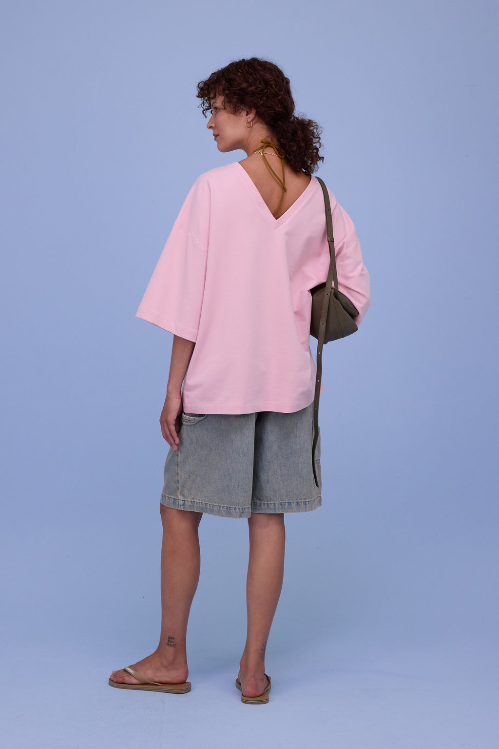 Hyon T-shirt in pink molton
