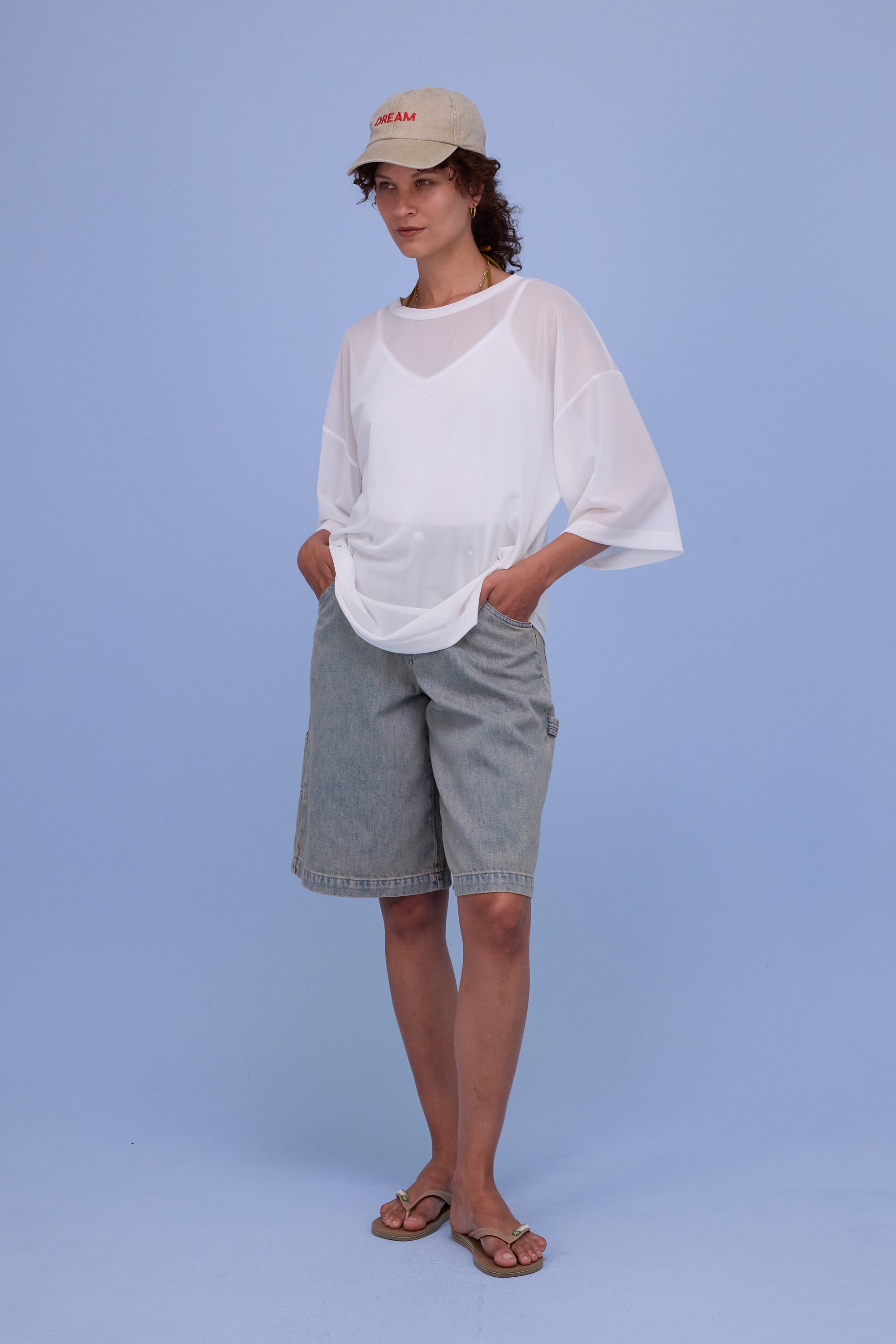 Harris T-shirt in white mesh