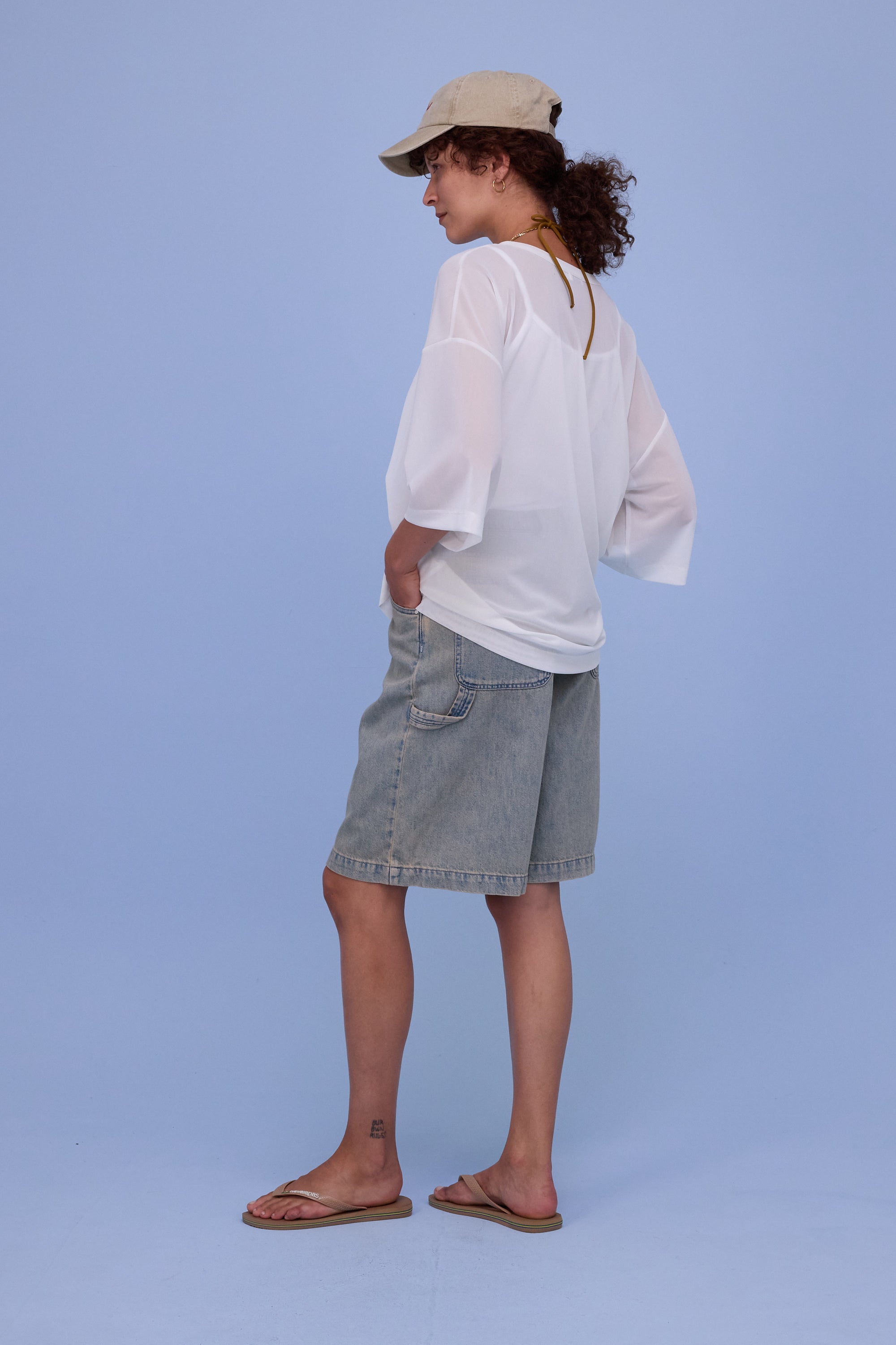 Harris T-shirt in white mesh