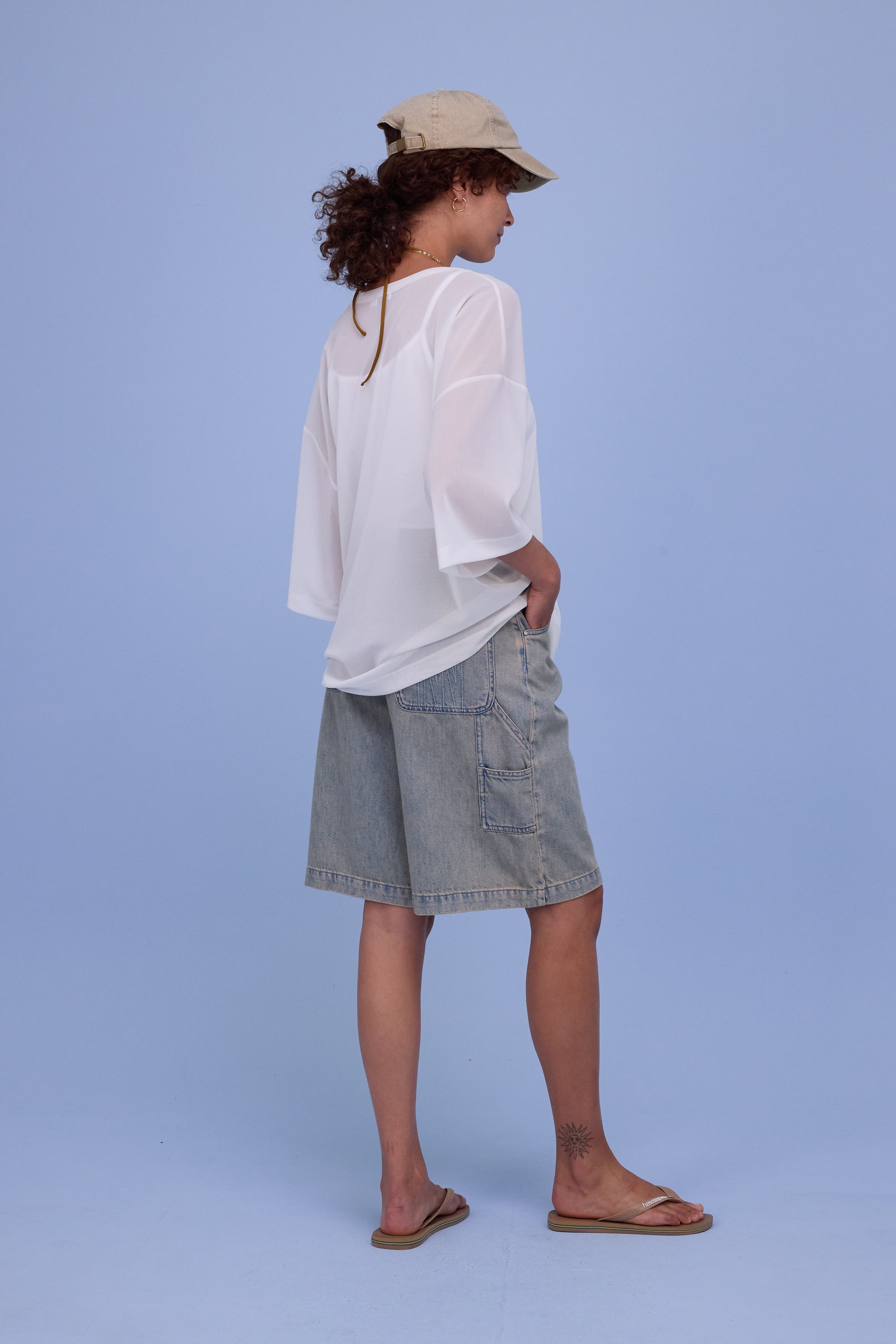 Harris T-shirt in white mesh