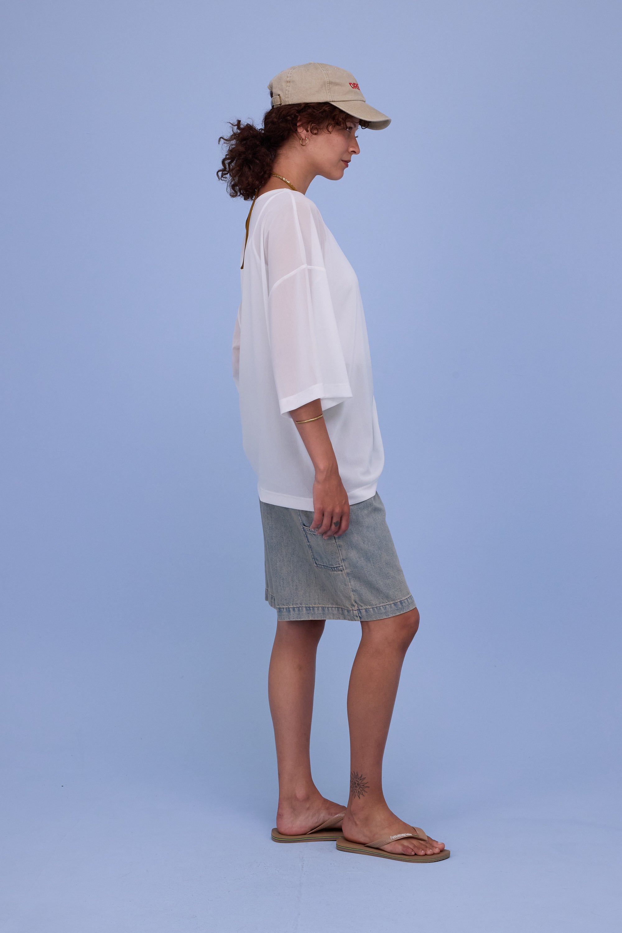 Harris T-shirt in white mesh