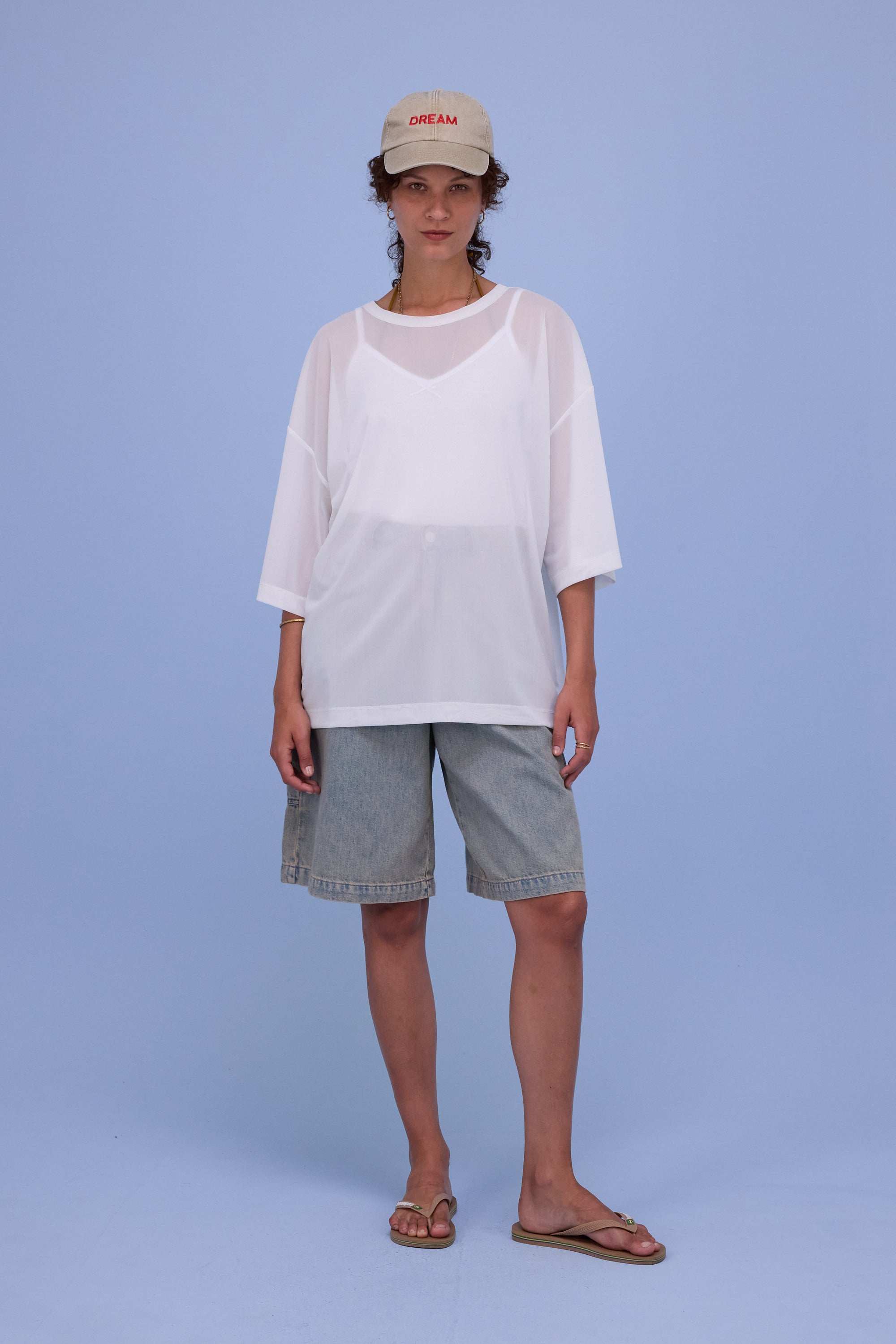 Harris T-shirt in white mesh