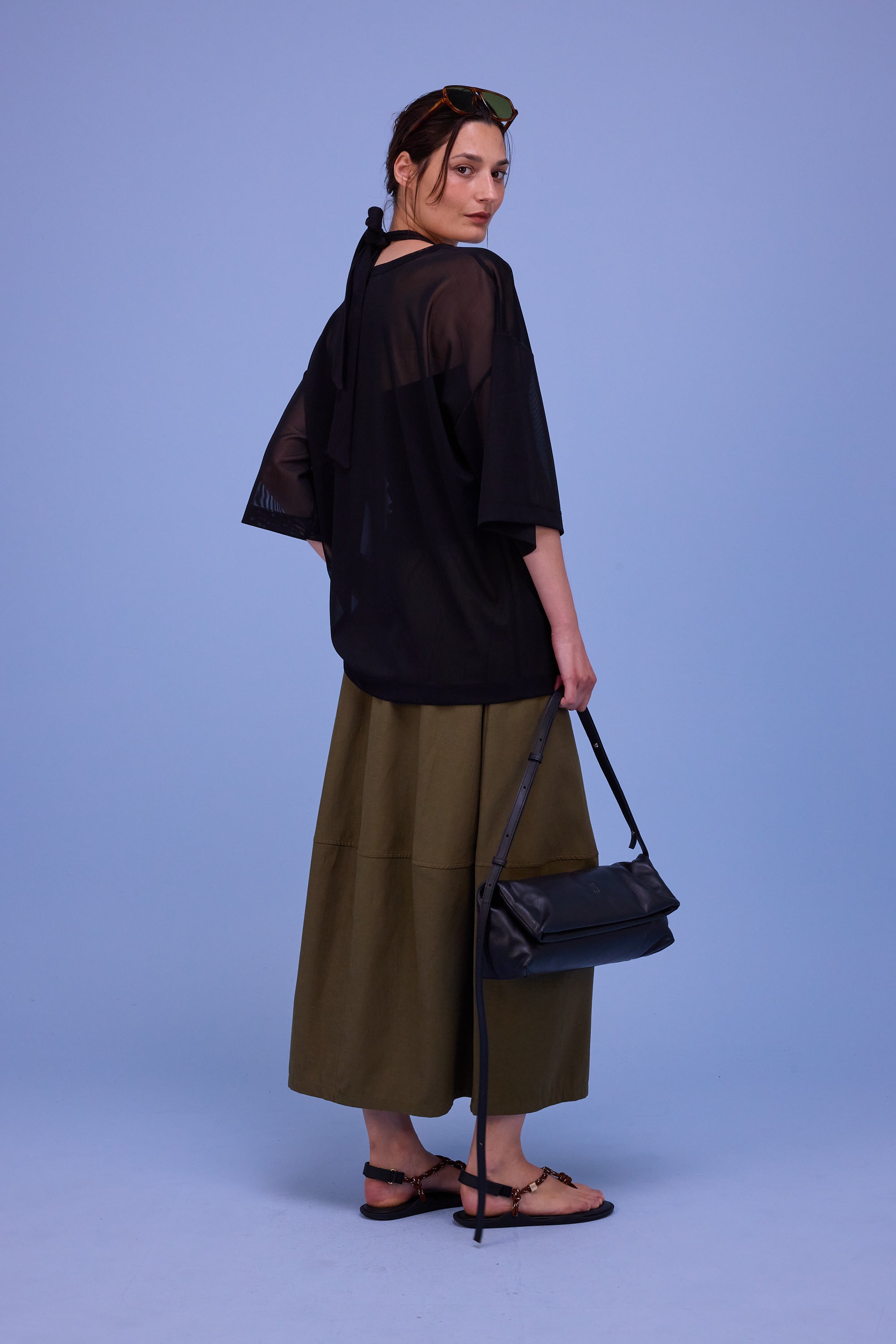 Harris T-shirt in black mesh