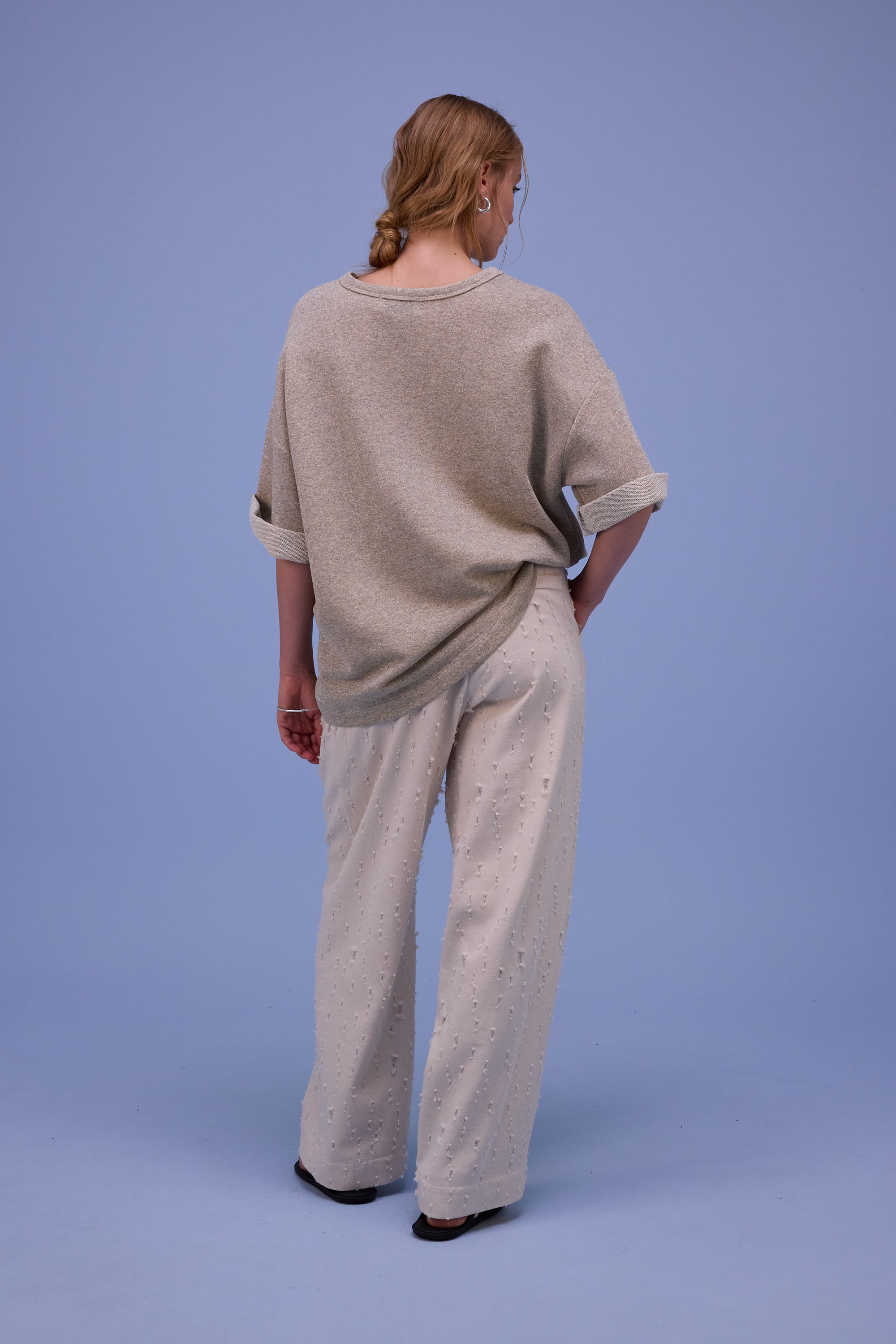 Harris T-shirt in gold lurex