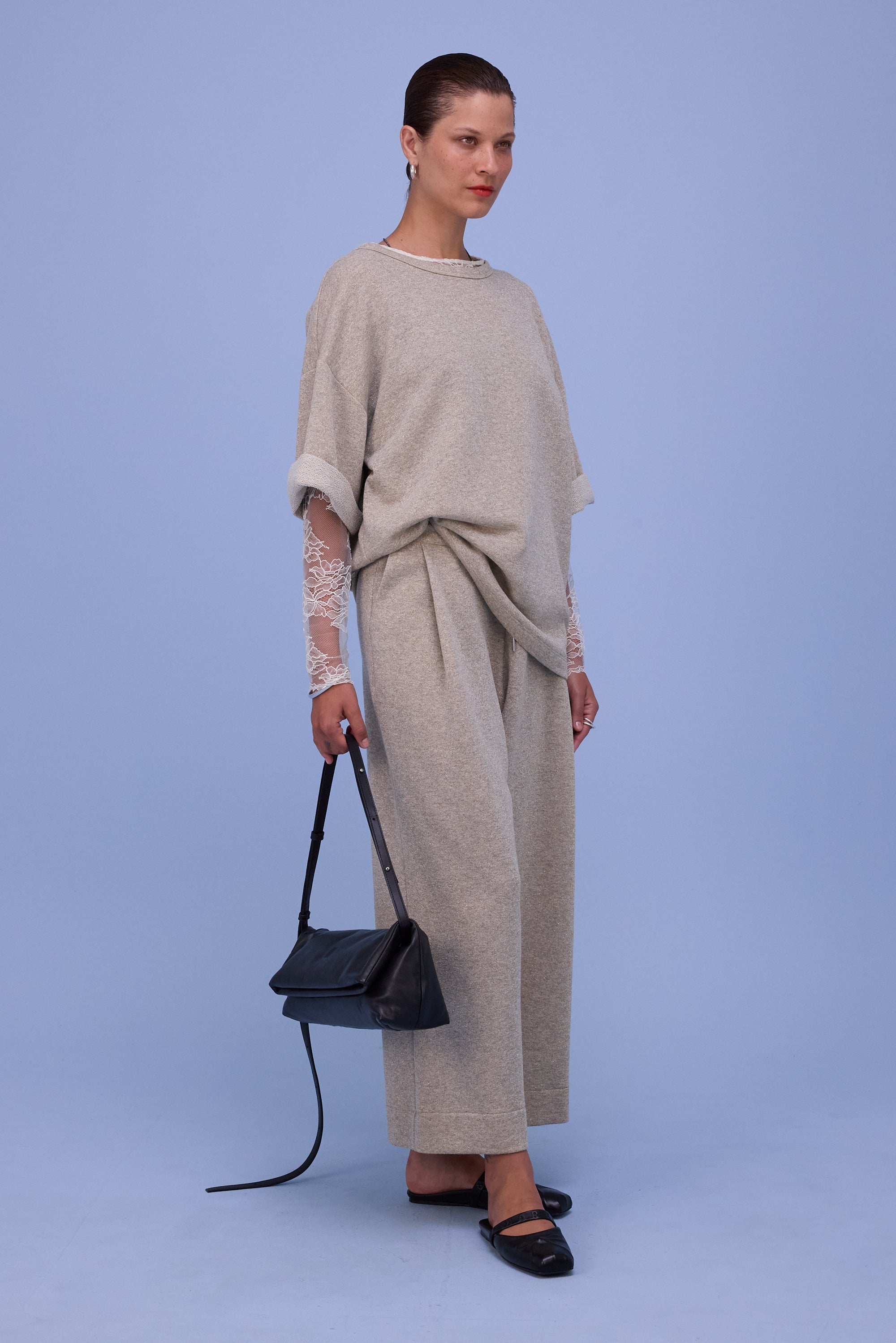 Harris T-shirt in gold lurex