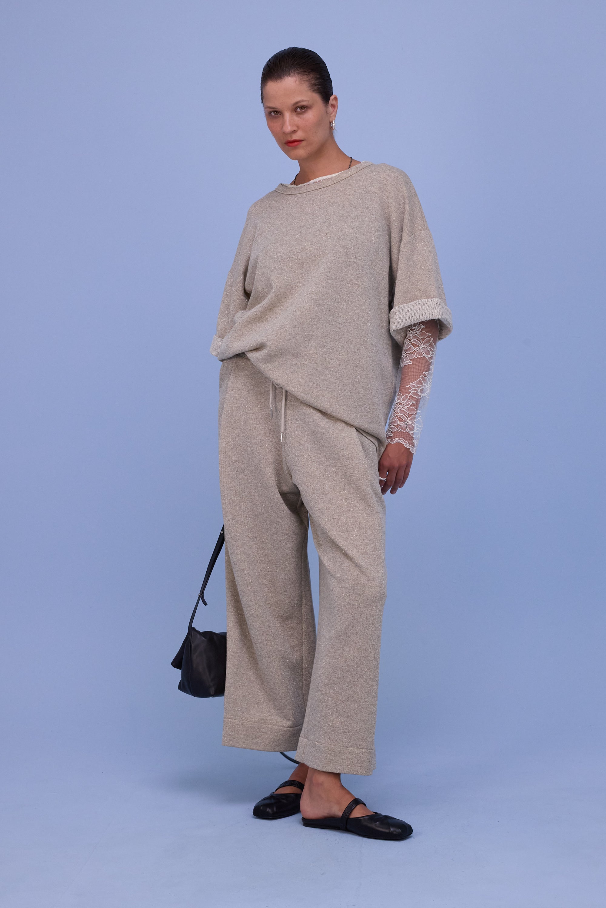 Harris T-shirt in gold lurex