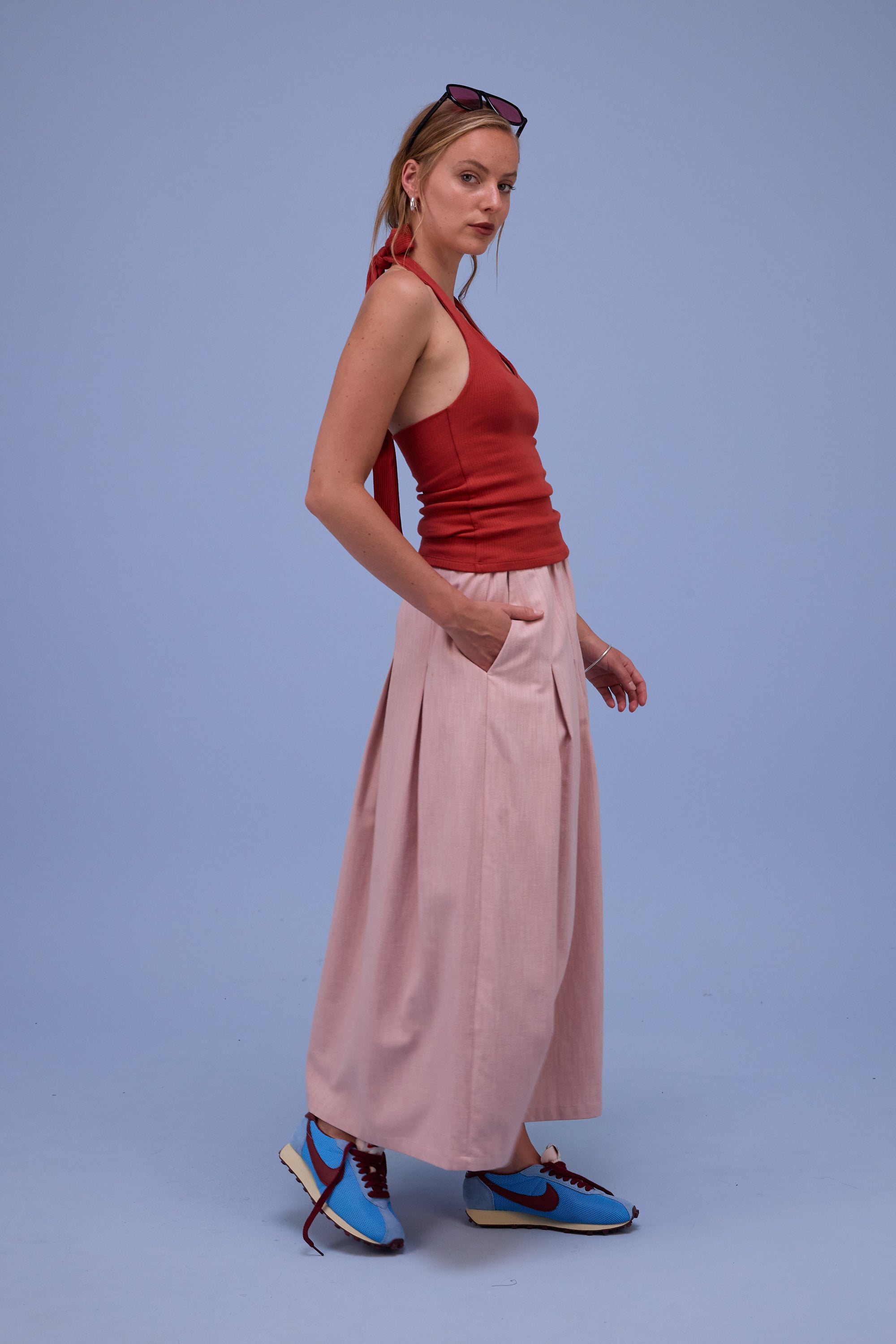 Heather top in bossa nova