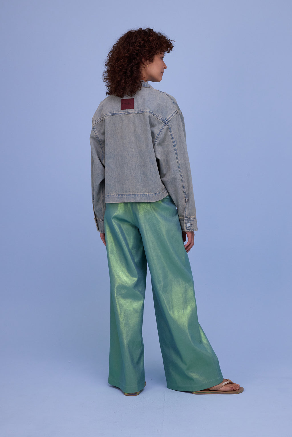 Hervé jacket in sand denim