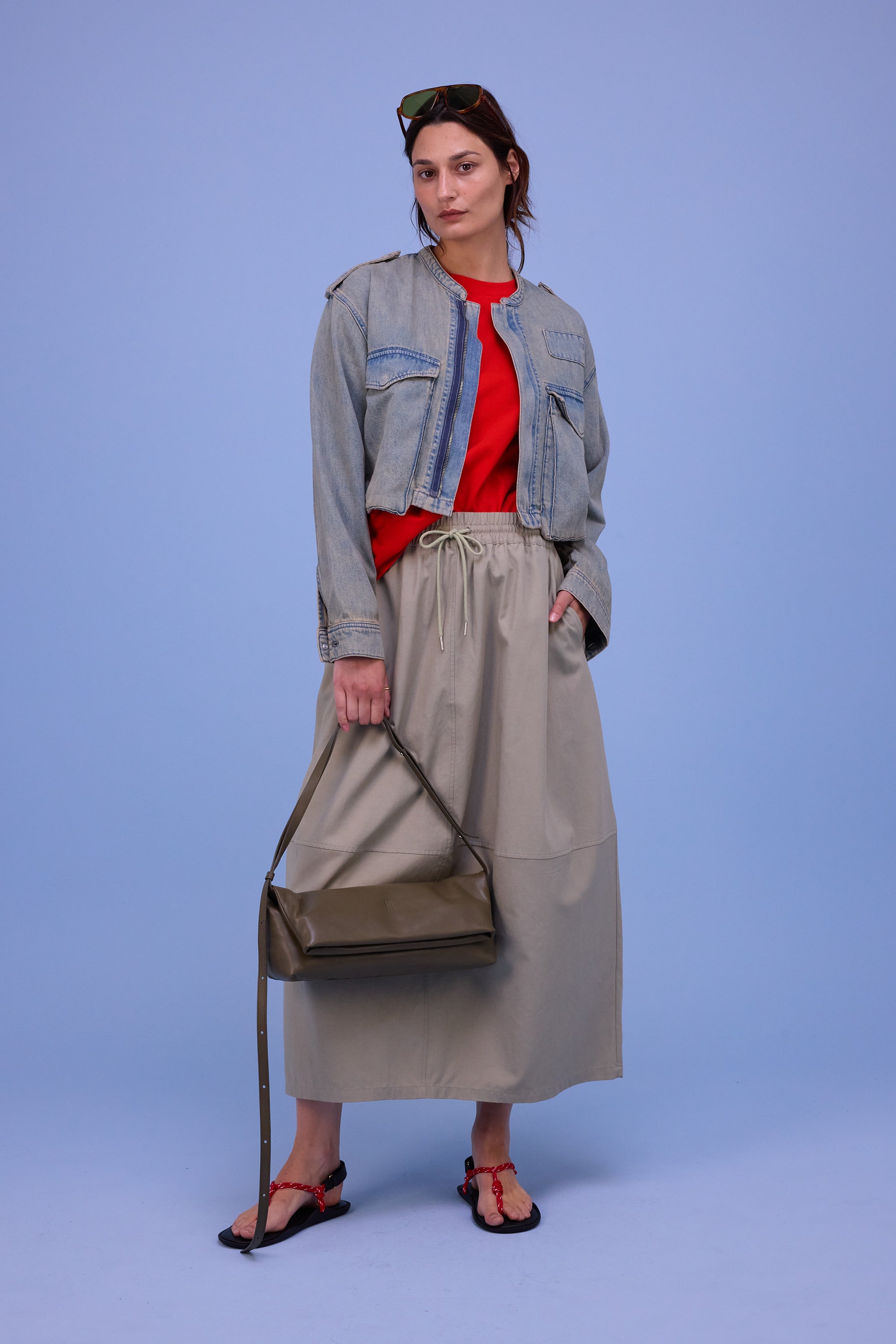 Haiden T-shirt in fiesta red