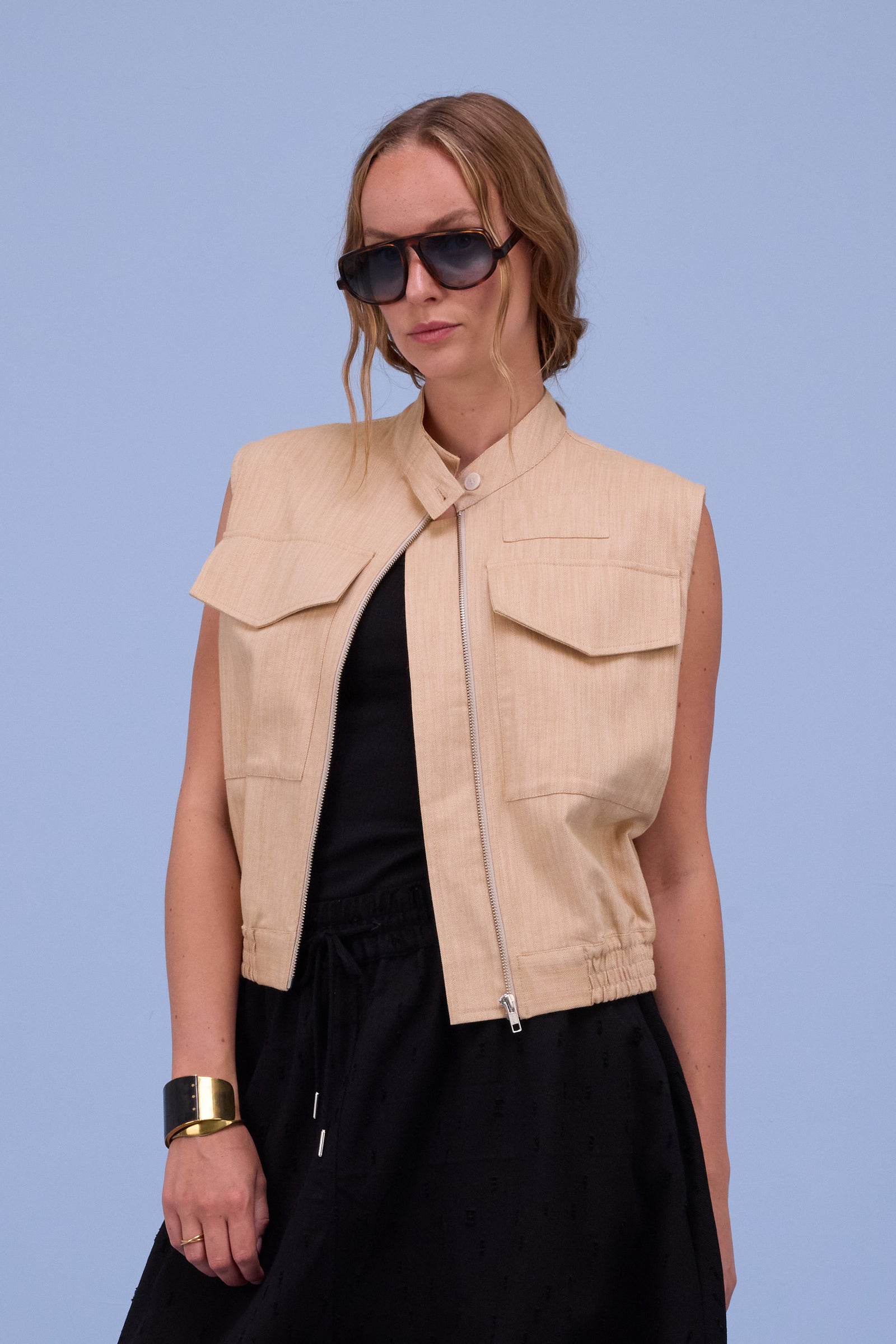 Fallonn jasje in soft amber