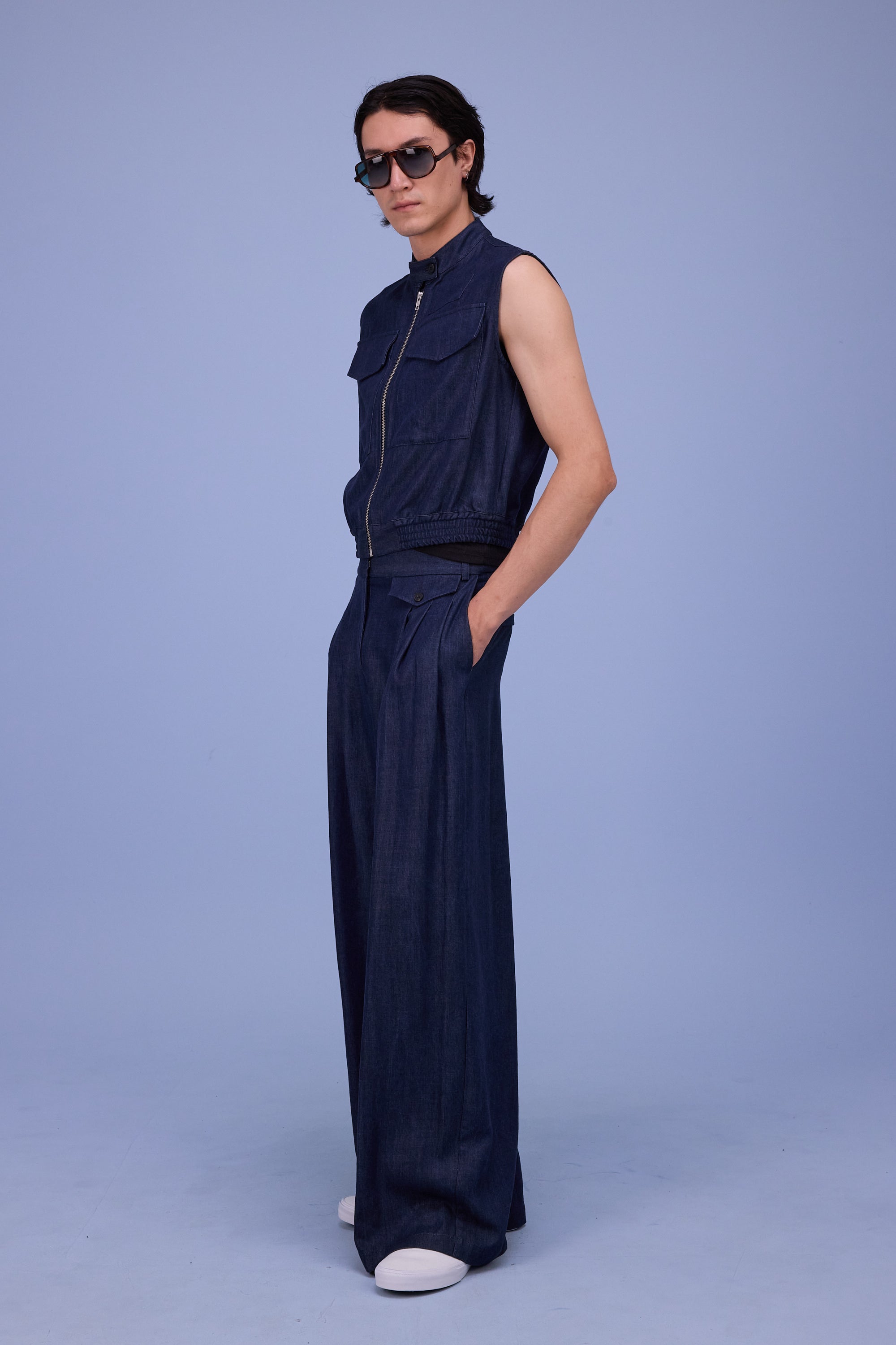 Fallonn jacket in soft denim