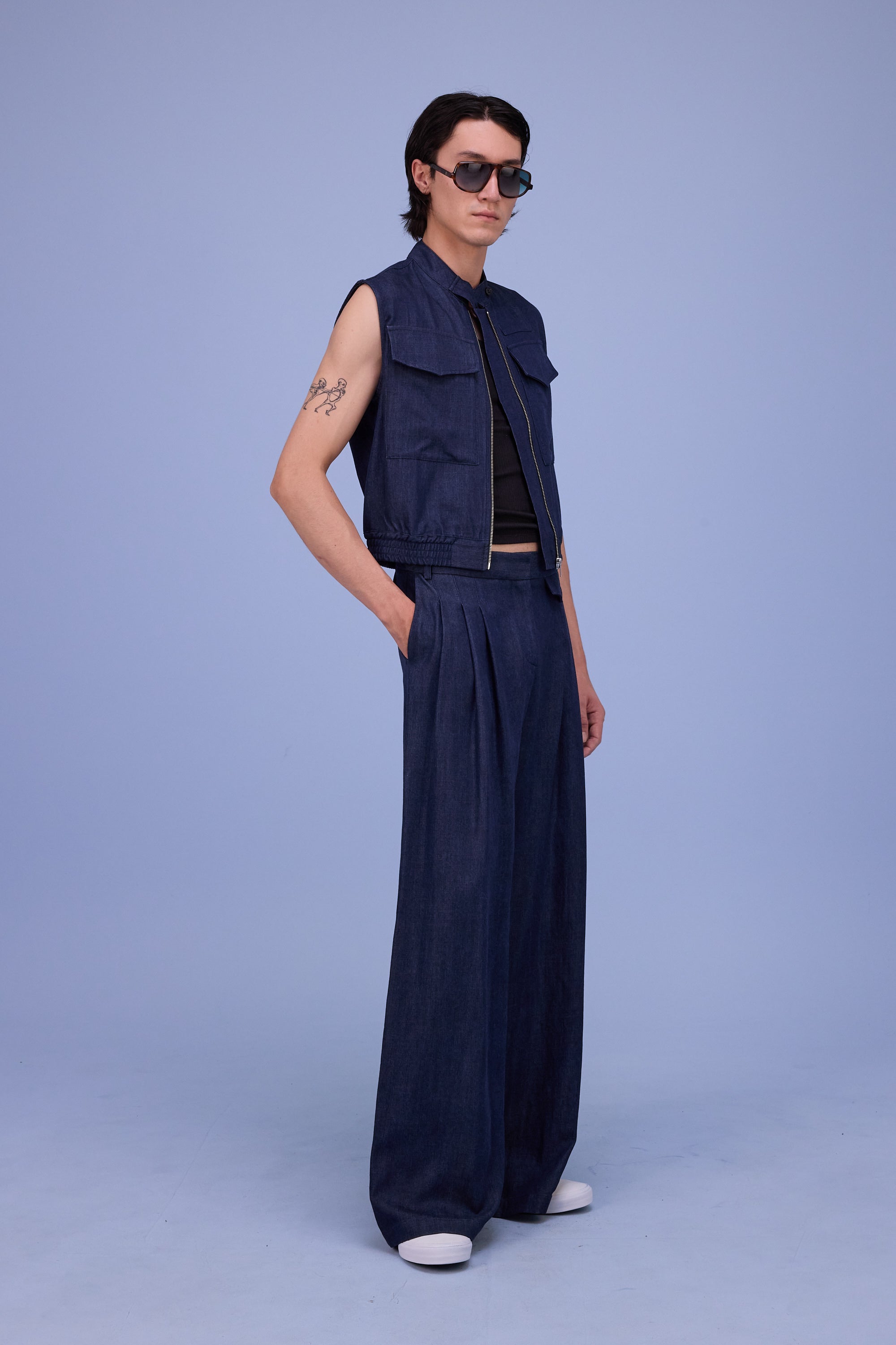 Fallonn jacket in soft denim