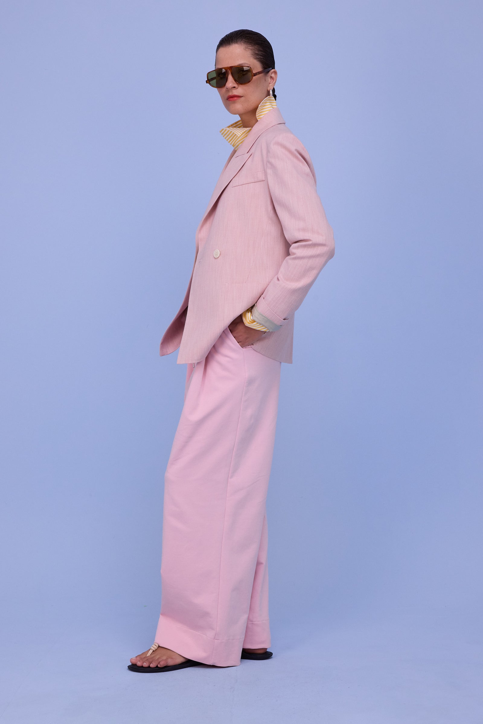 Davos blazer in soft rose