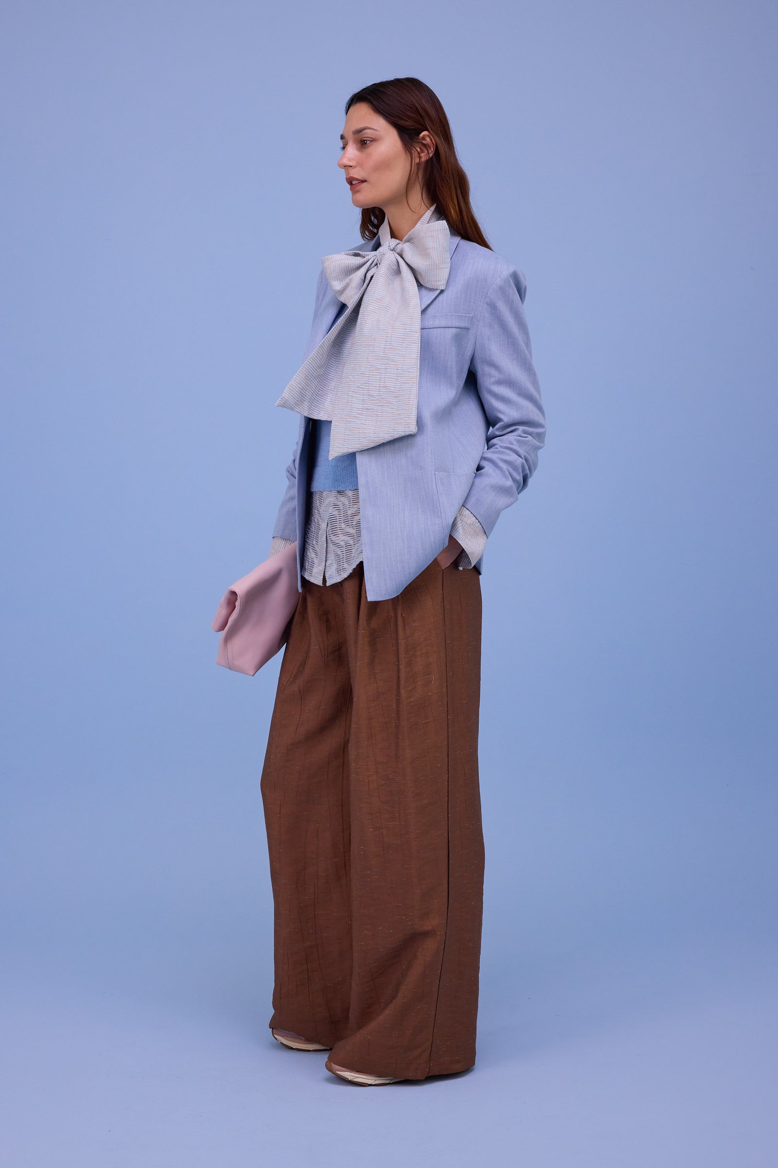 Davos blazer in soft blue