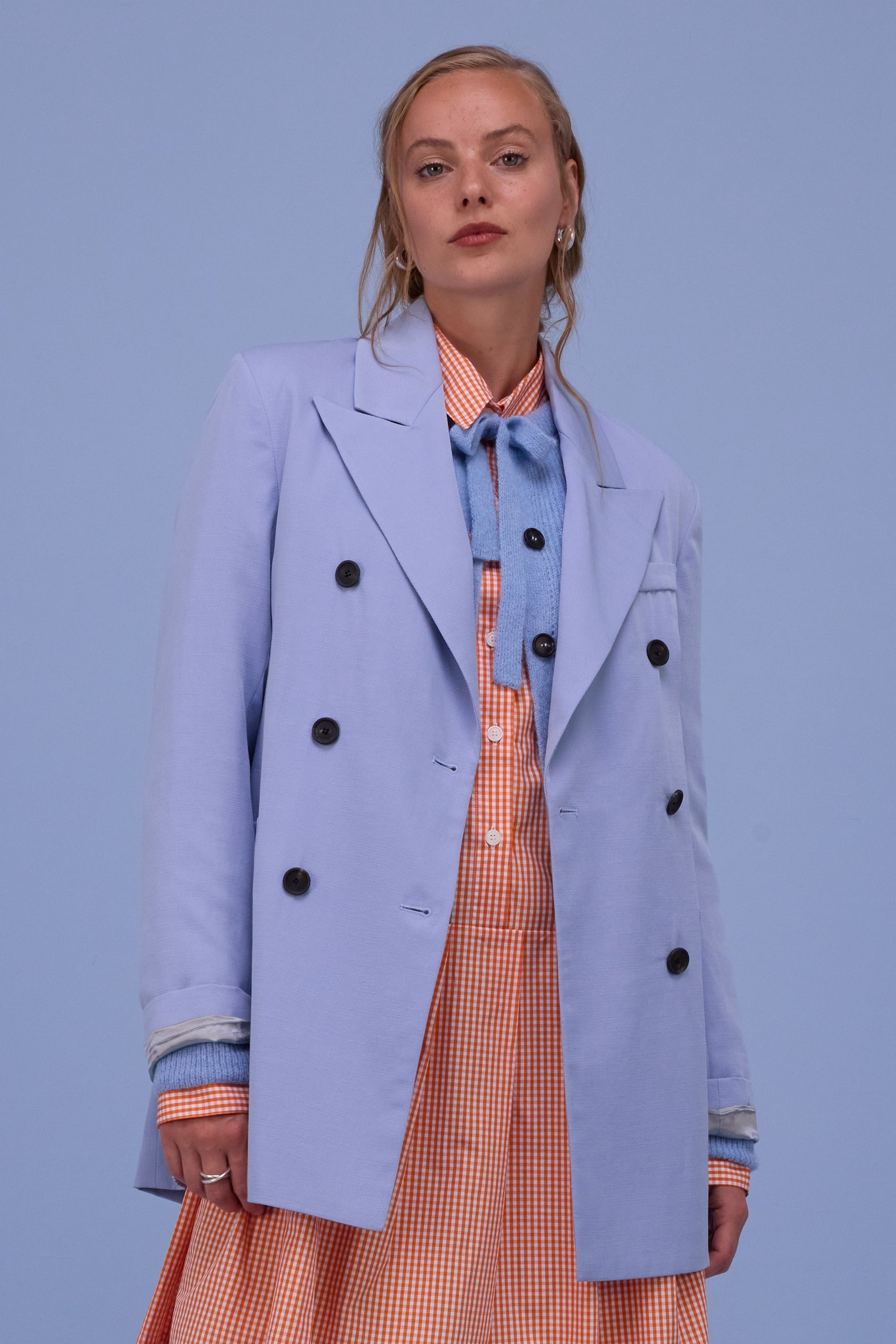 Glenn blazer in soft blue