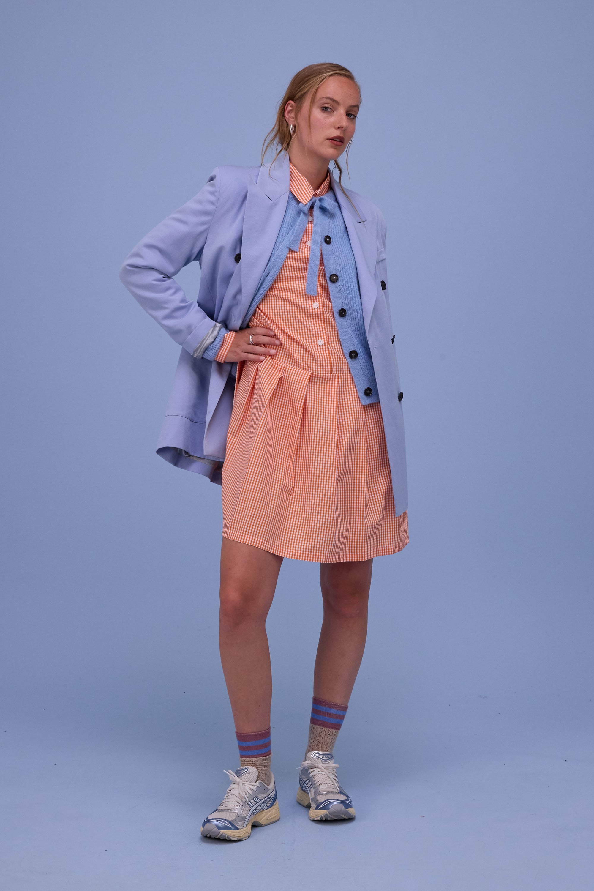 Glenn blazer in soft blue