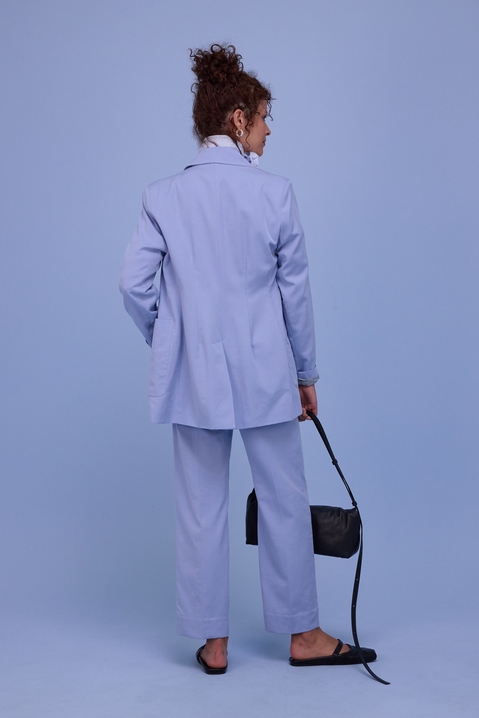 Glenn blazer in soft blue