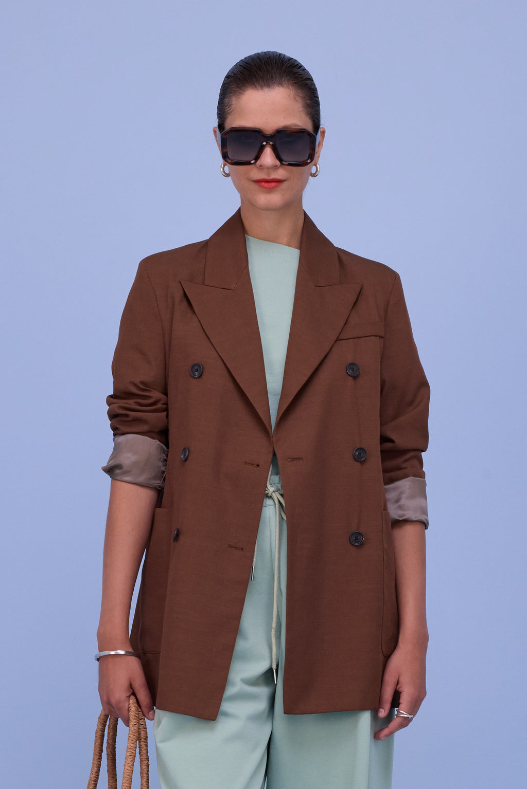 Glenn blazer in cigar