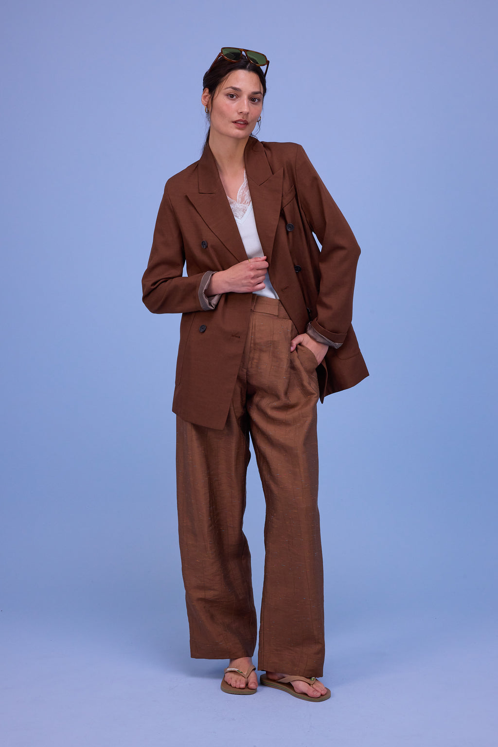 Glenn blazer in cigar