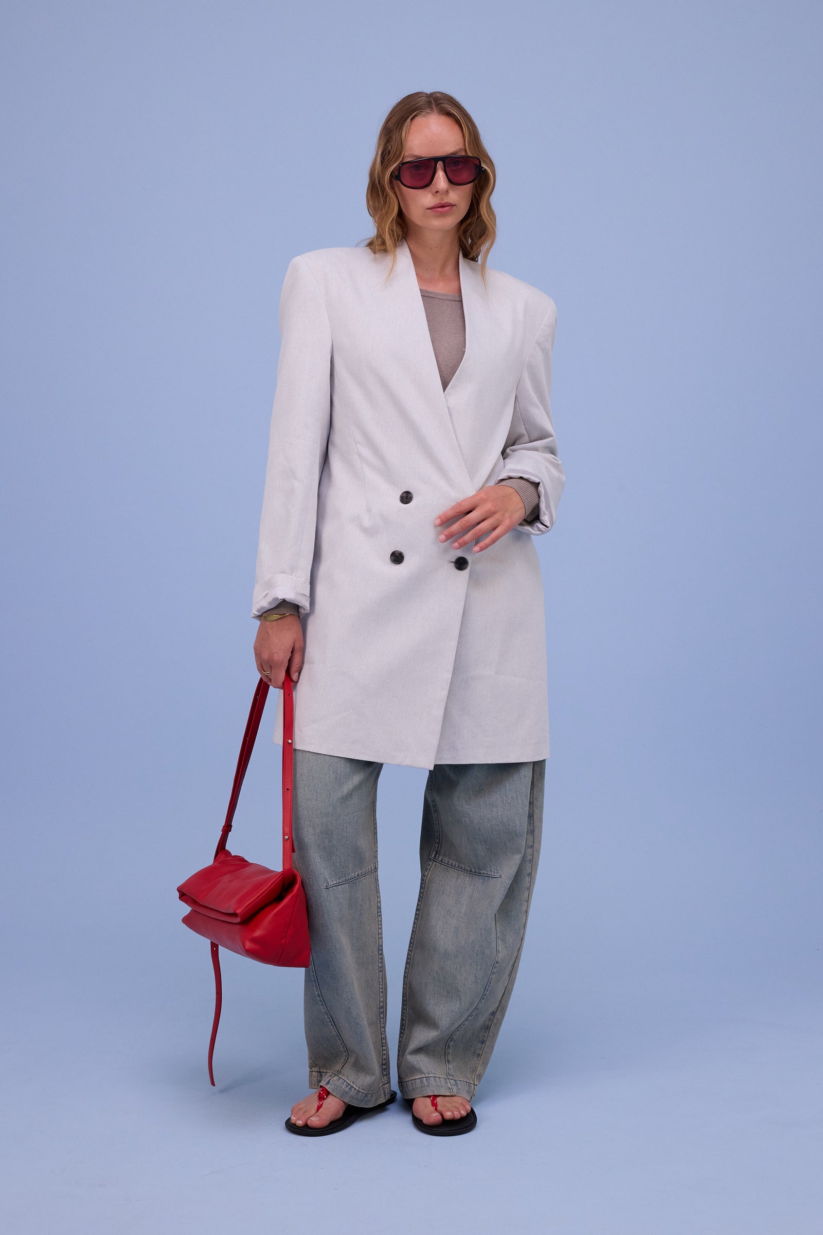 Harvest vest in silver