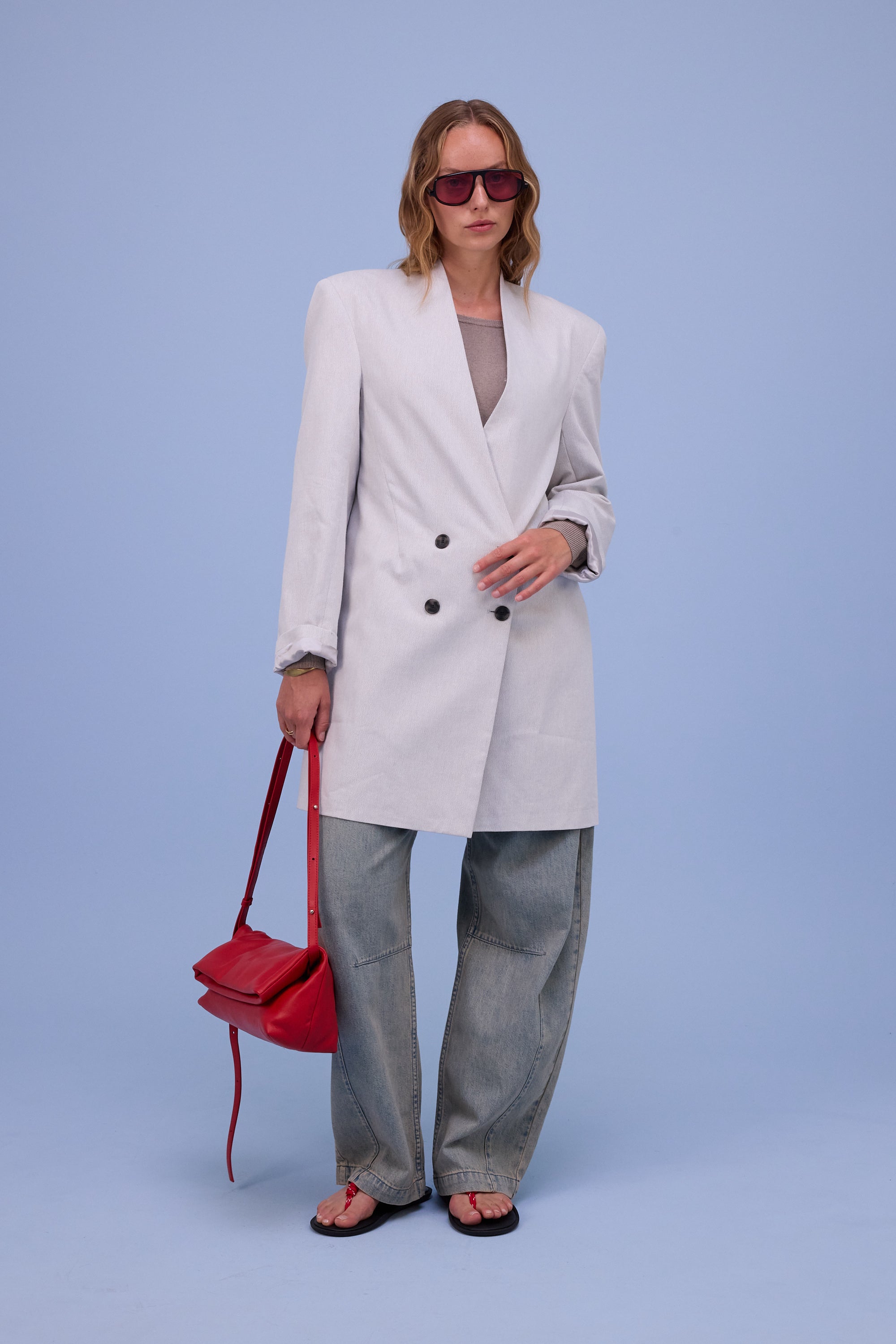 Harvest vest in silver