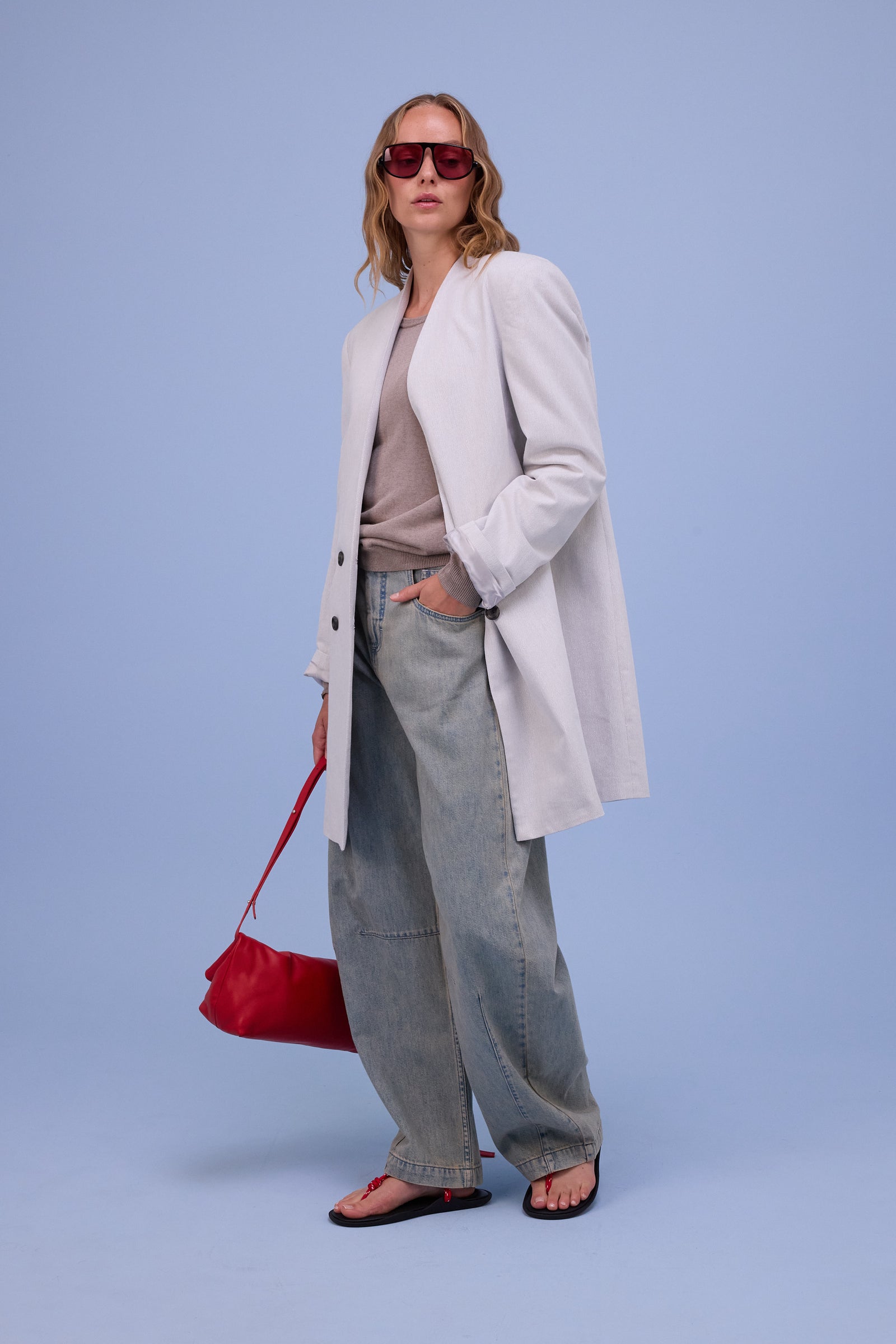 Harvest vest in silver