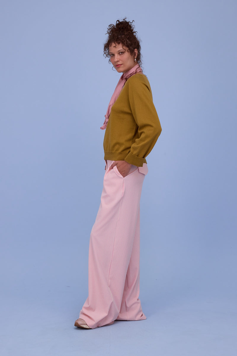 Honfleur knitted sweater in mustard