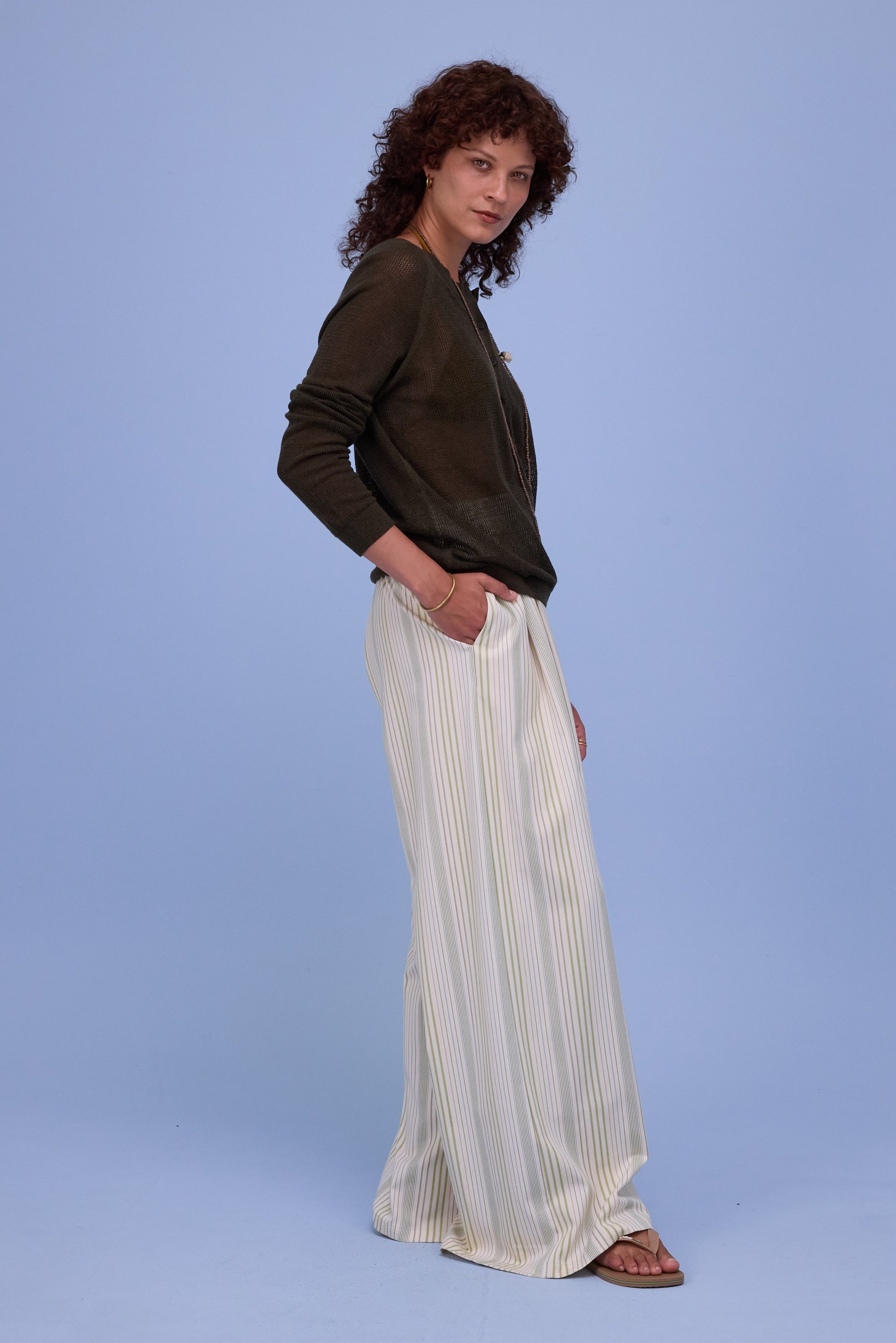 Hartford trui in nori green