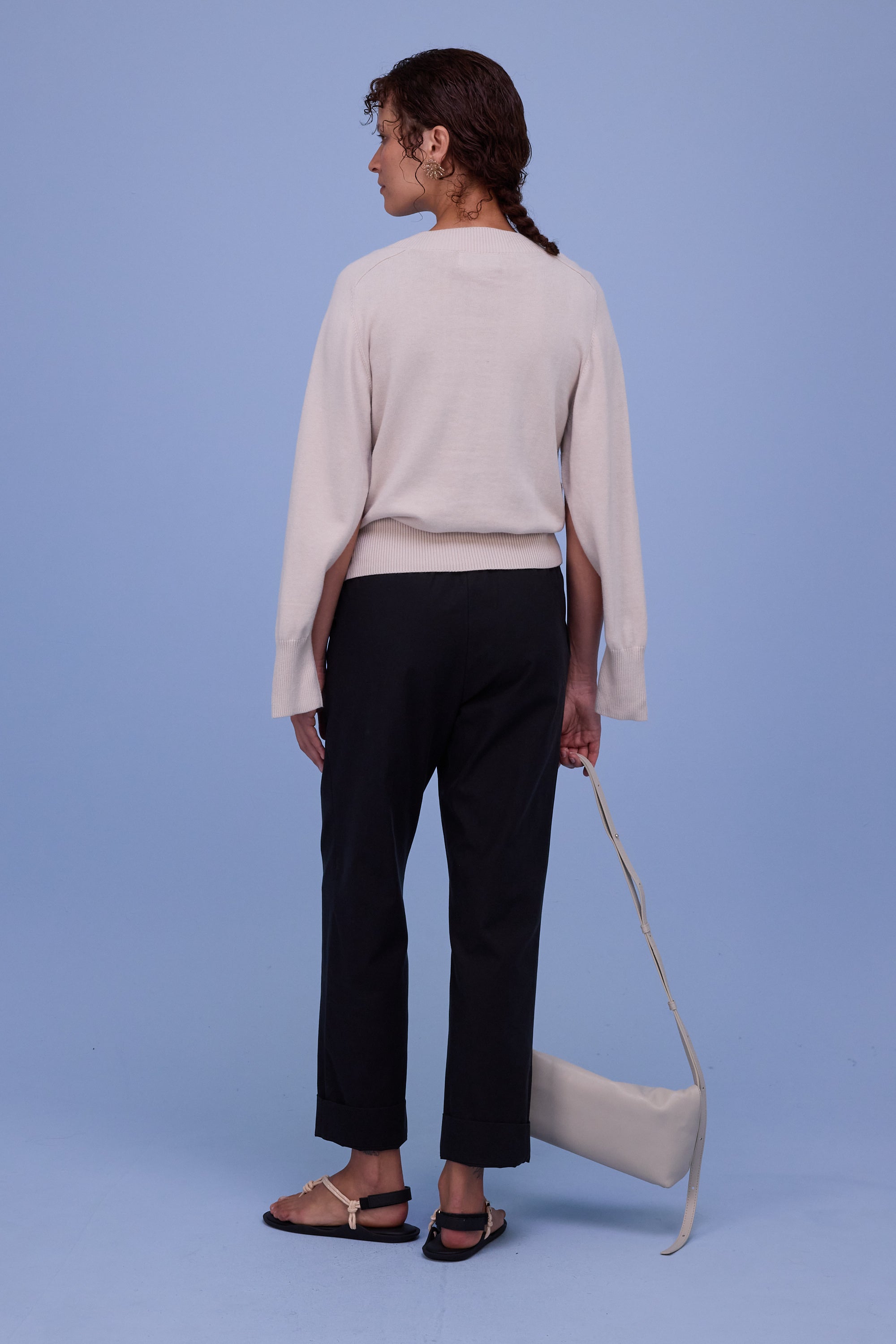 Hobart trui in almond