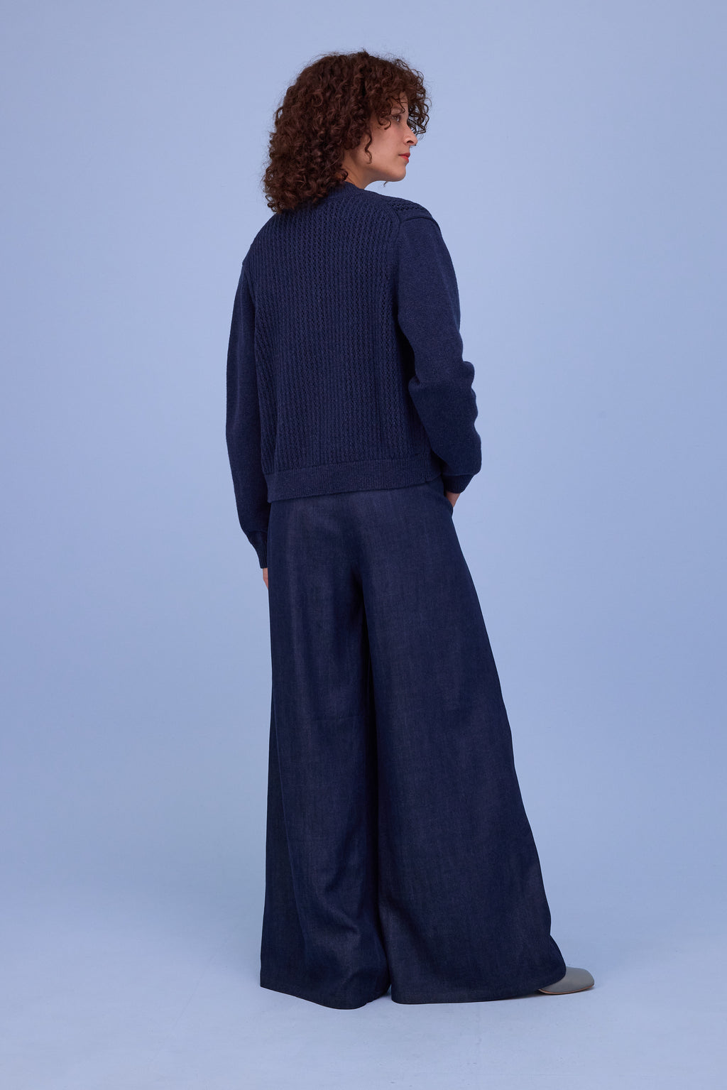 Herklion cardigan in navy