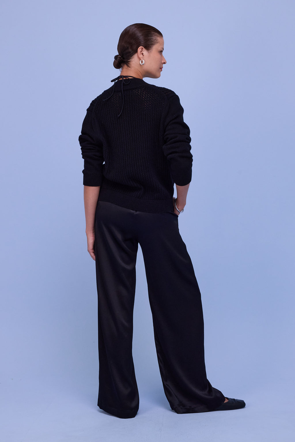 Herklion cardigan in black