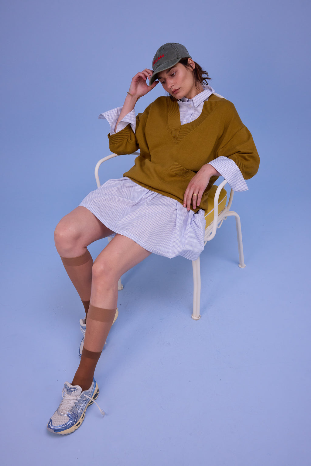 Horsens knitted sweater in mustard