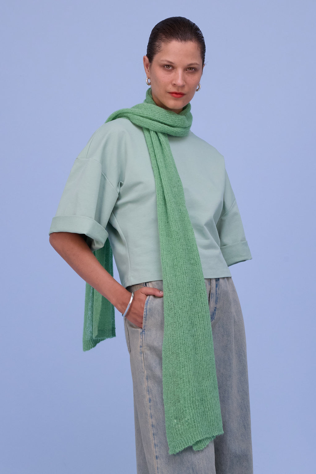 Himi sjaal in opaline green