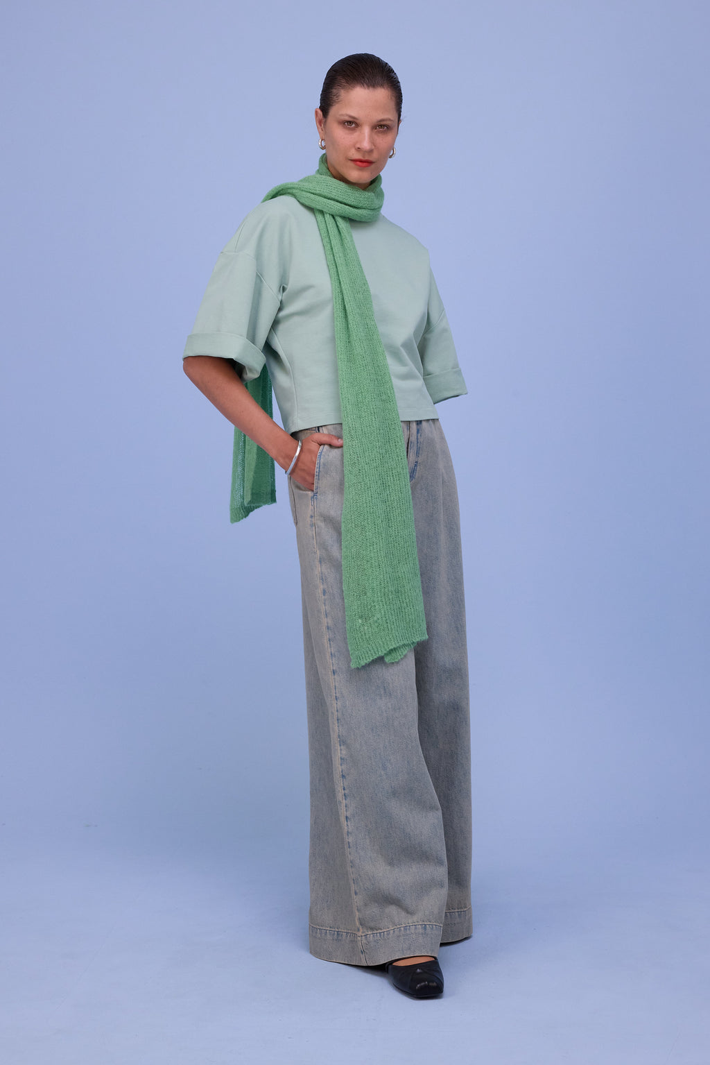 Himi sjaal in opaline green