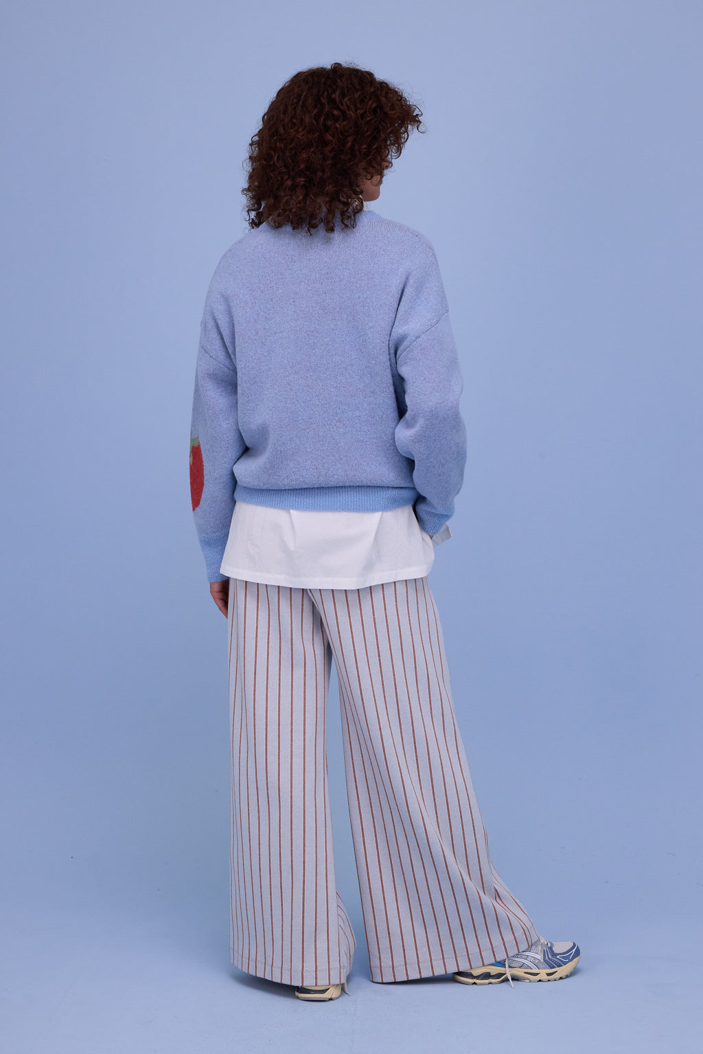 Honjo trui in chambray blue