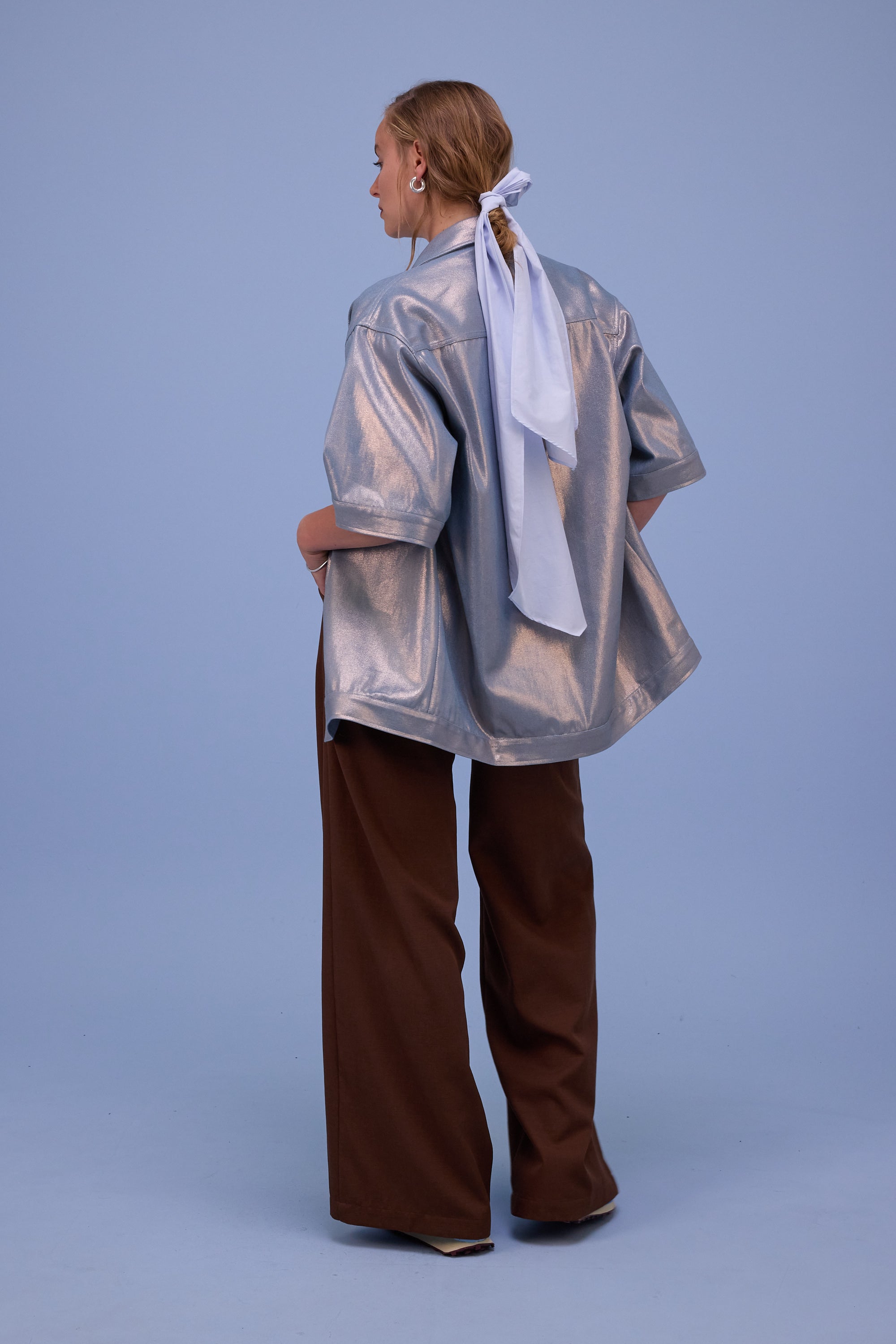 Giara shirt in moonlight