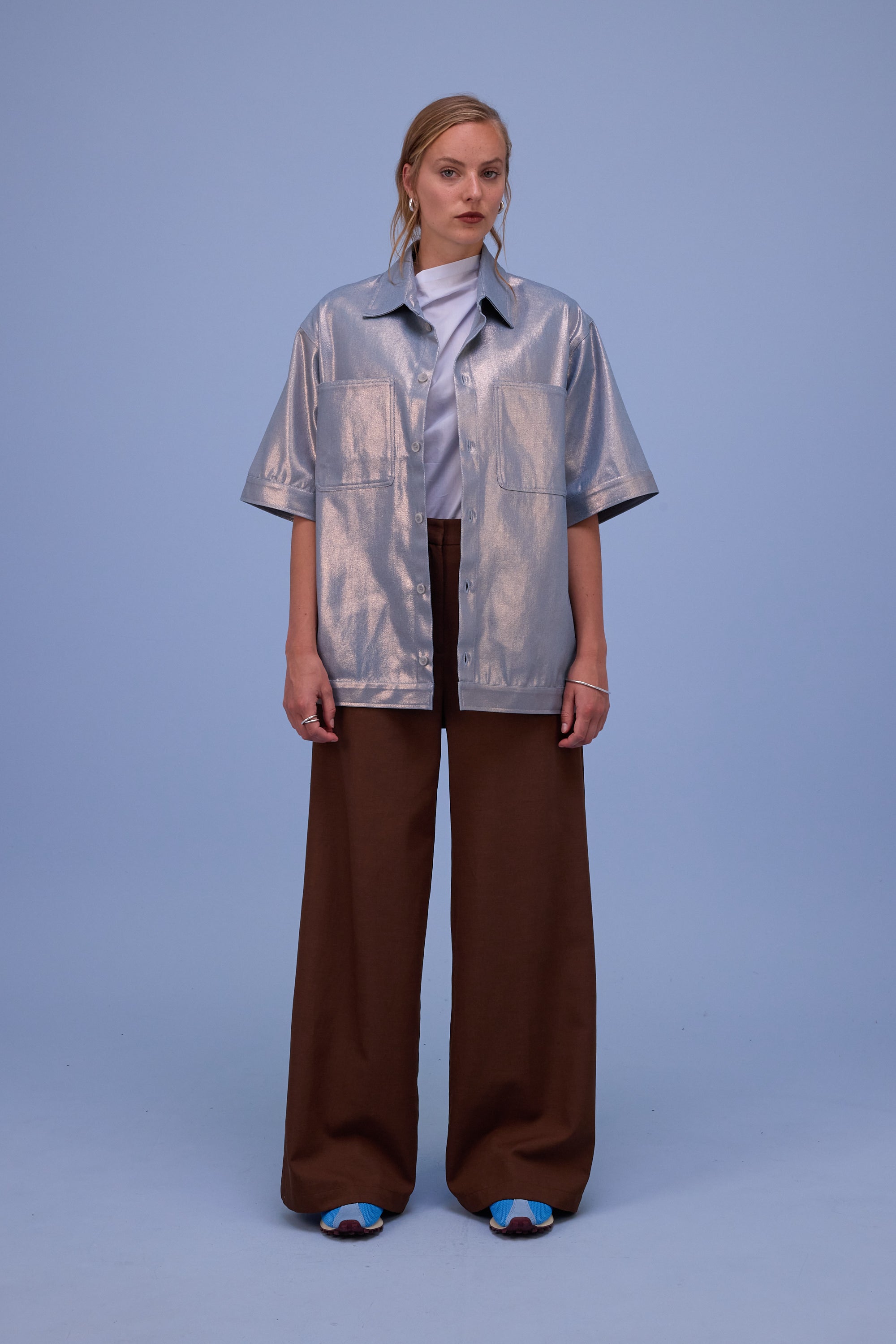 Giara shirt in moonlight