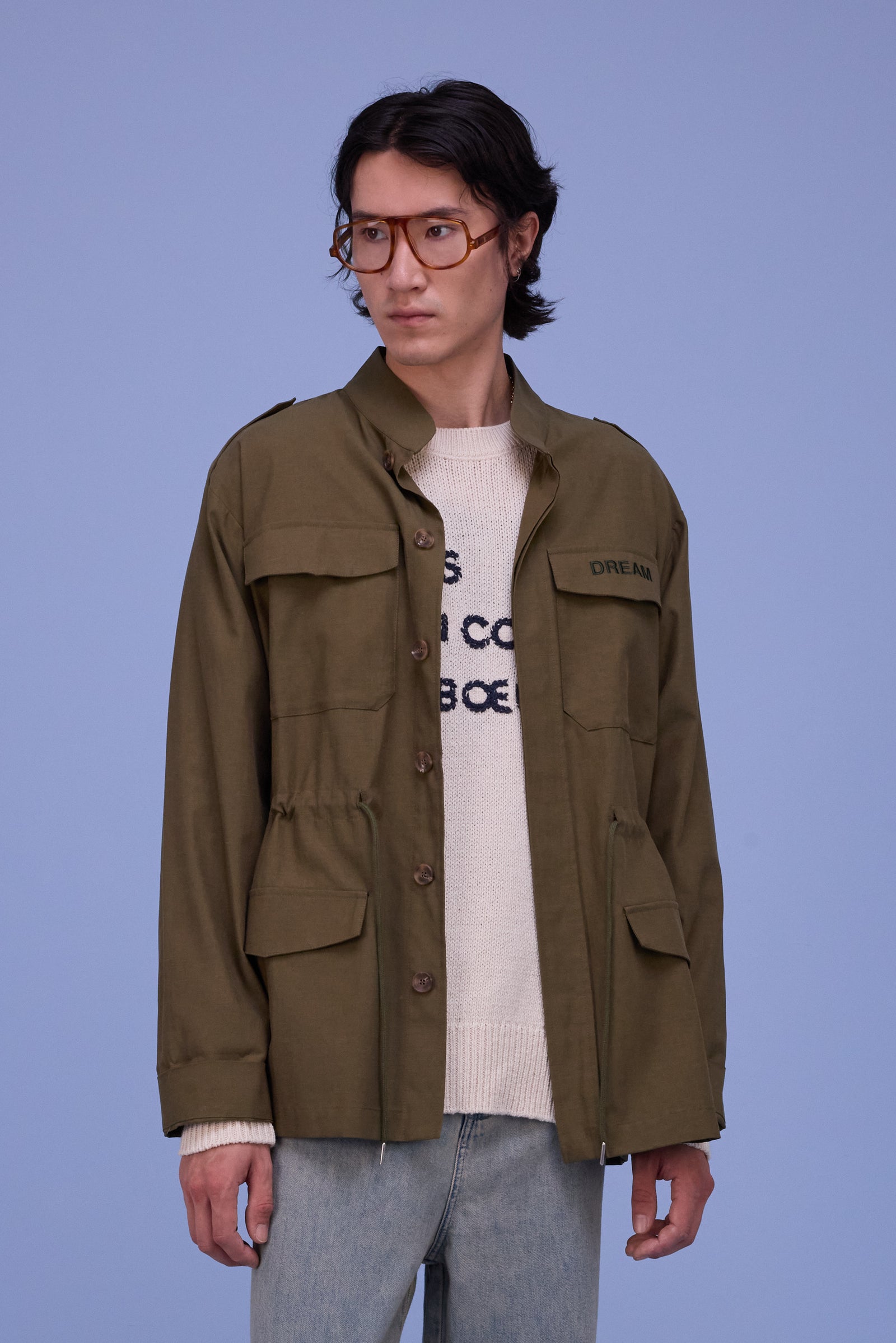 Hero jasje in dark olive