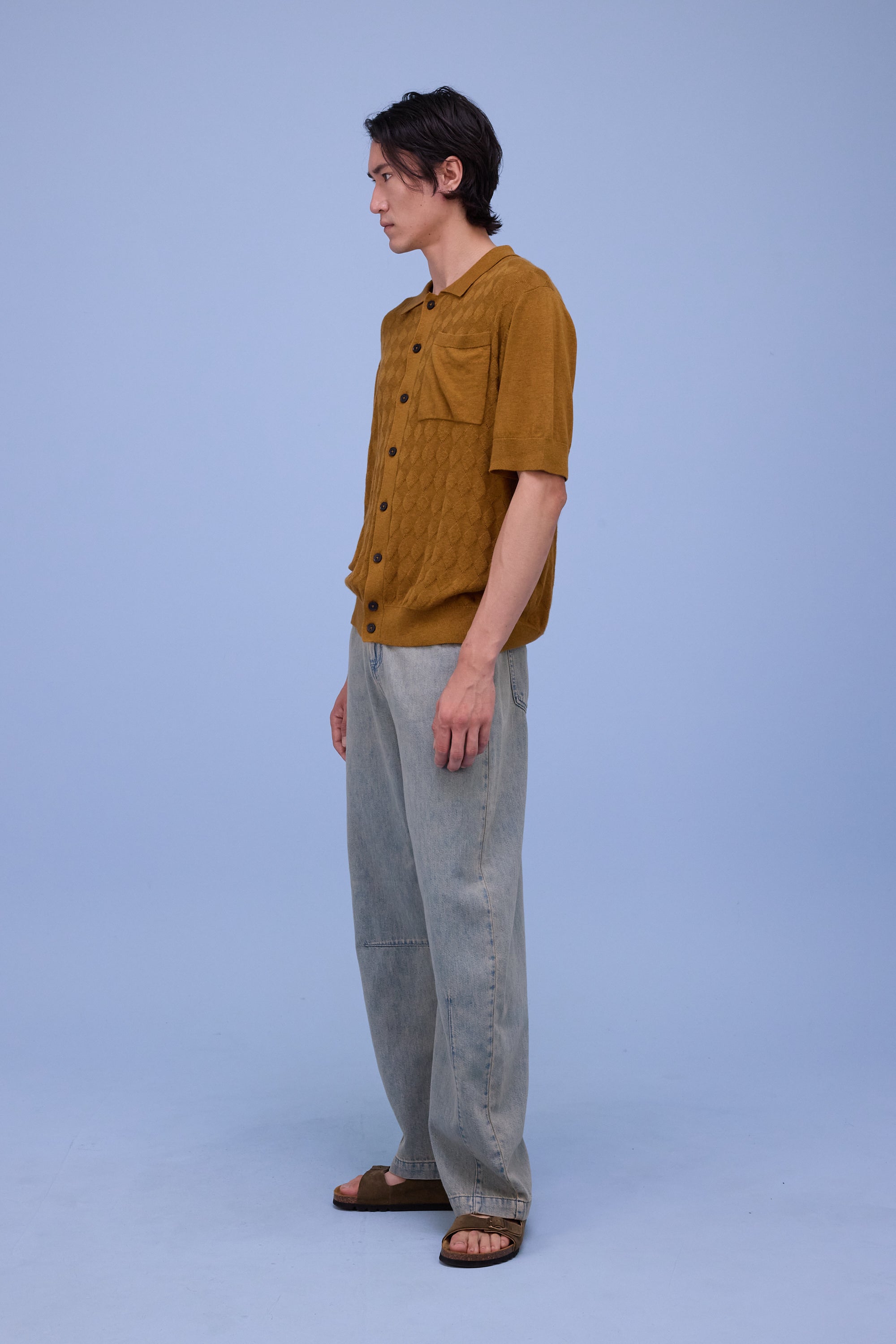 Haboro polotrui in golden brown